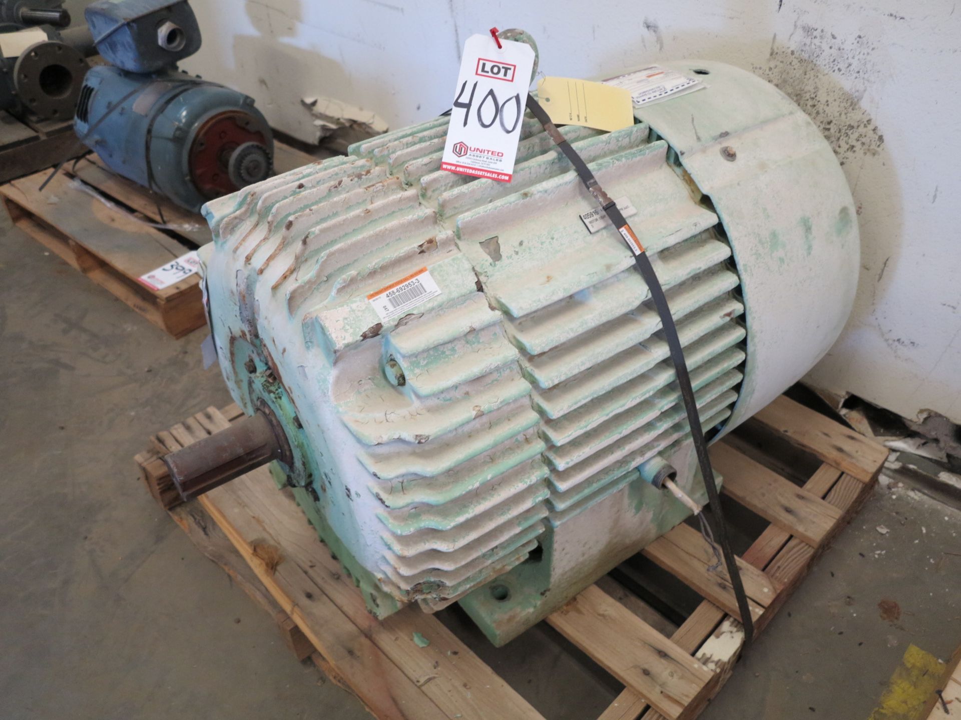 GE 125 HP MOTOR, 460V, 1780 RPM