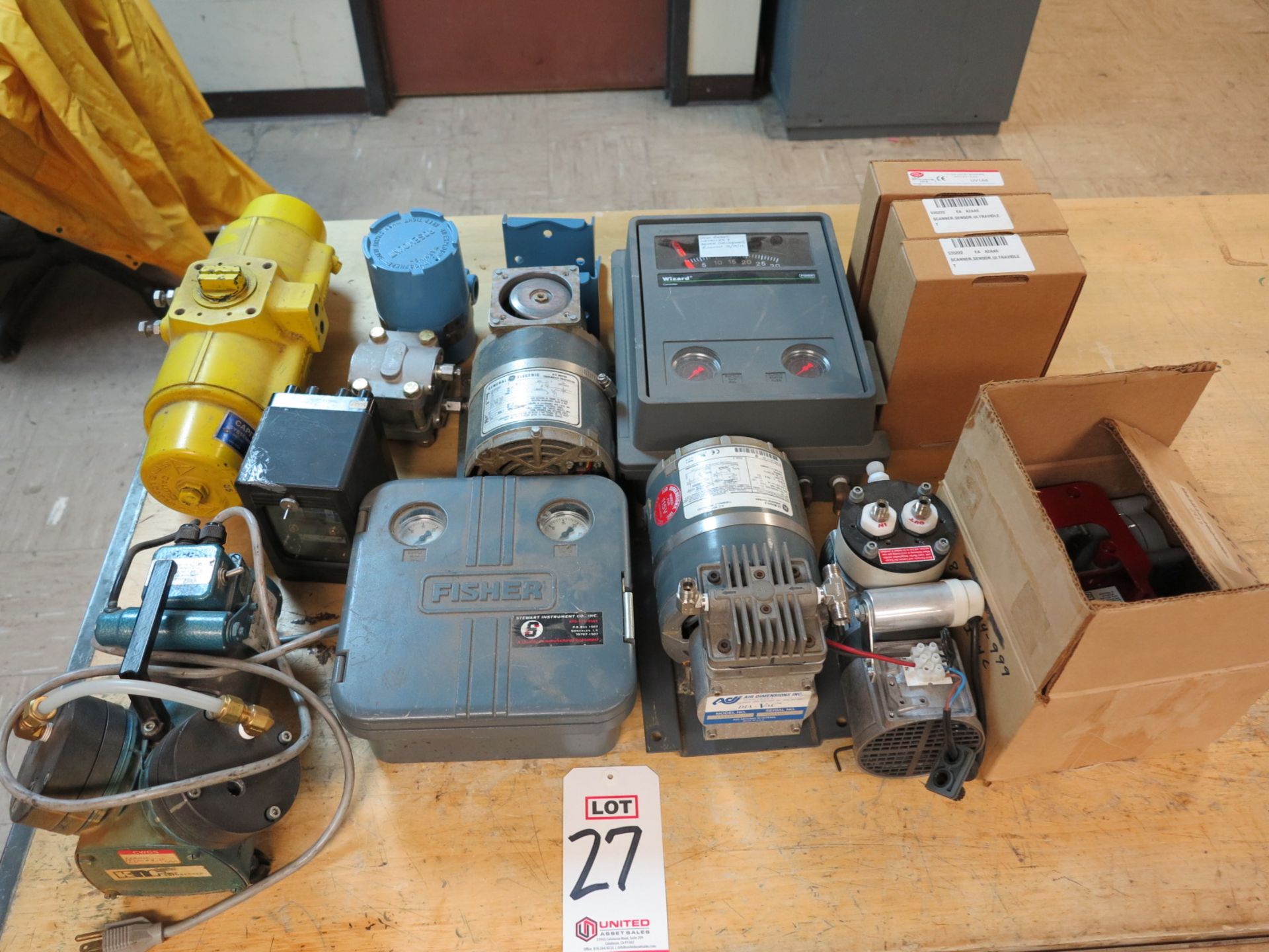 LOT - VACUUM PUMPS AND MISC PROCESS EQUIPMENT, ETC.