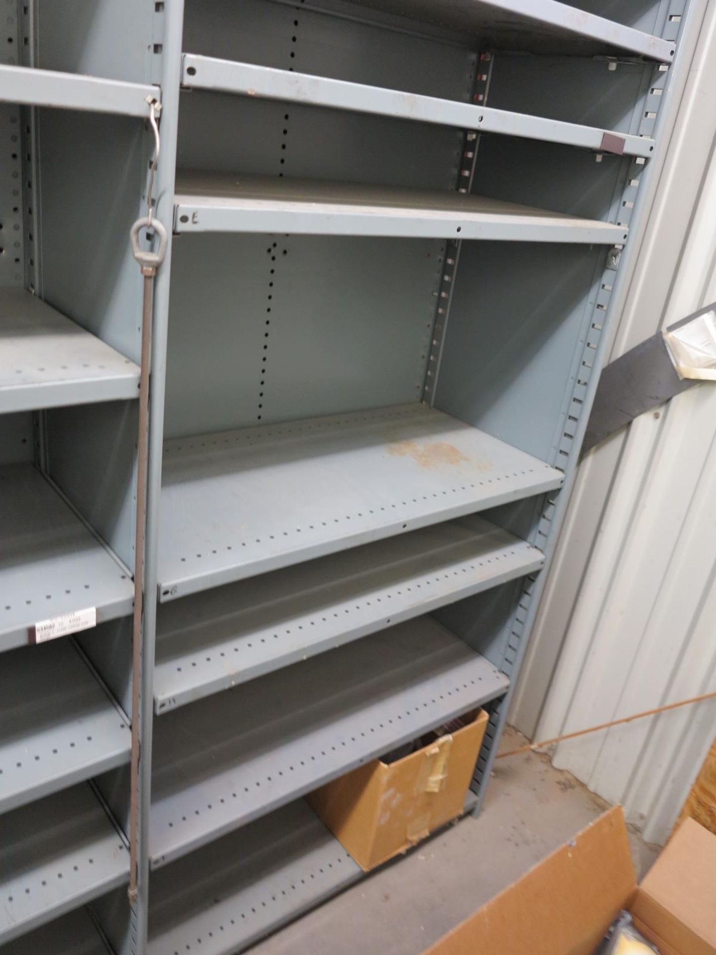 LOT - (6) 3' SECTIONS OF SHELVING, W/ CONTENTS TO INCLUDE: SKF BEARINGS, FLOWSERVE HEAT EXCHANGER, - Image 9 of 14