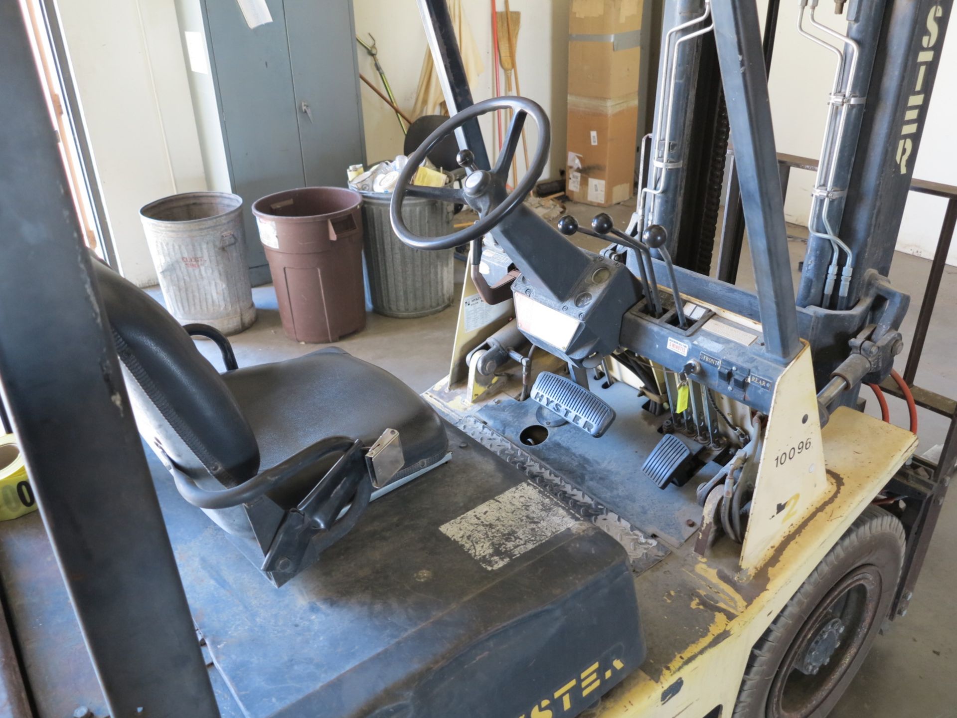 HYSTER FORKLIFT, DIESEL FUEL, 6,000 LB CAPACITY (LOCATED OFFSITE: COOLWATER PLANT, 37000 SANTA FE - Image 2 of 3