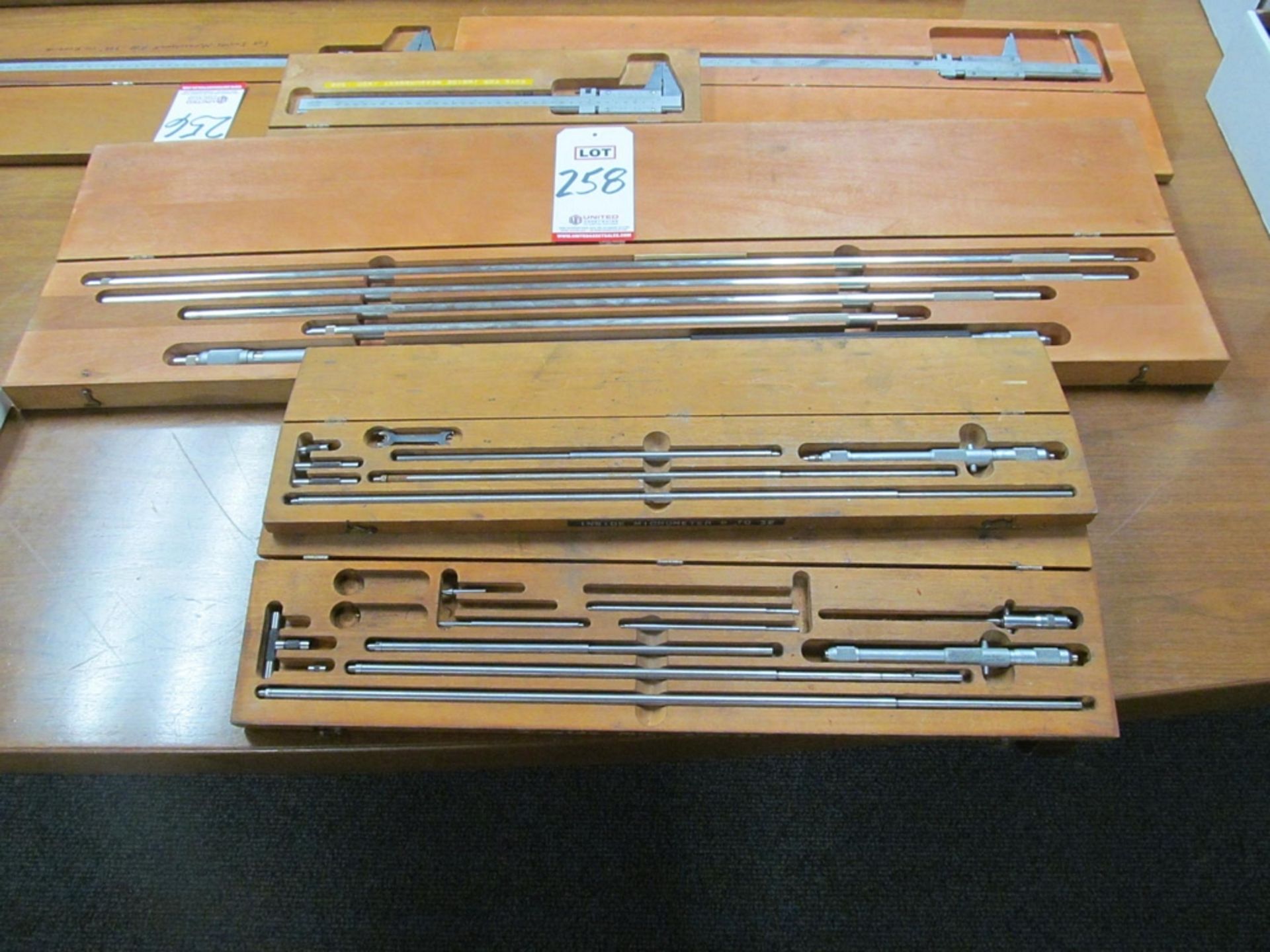 LOT - ASSORTED INSIDE MICROMETERS