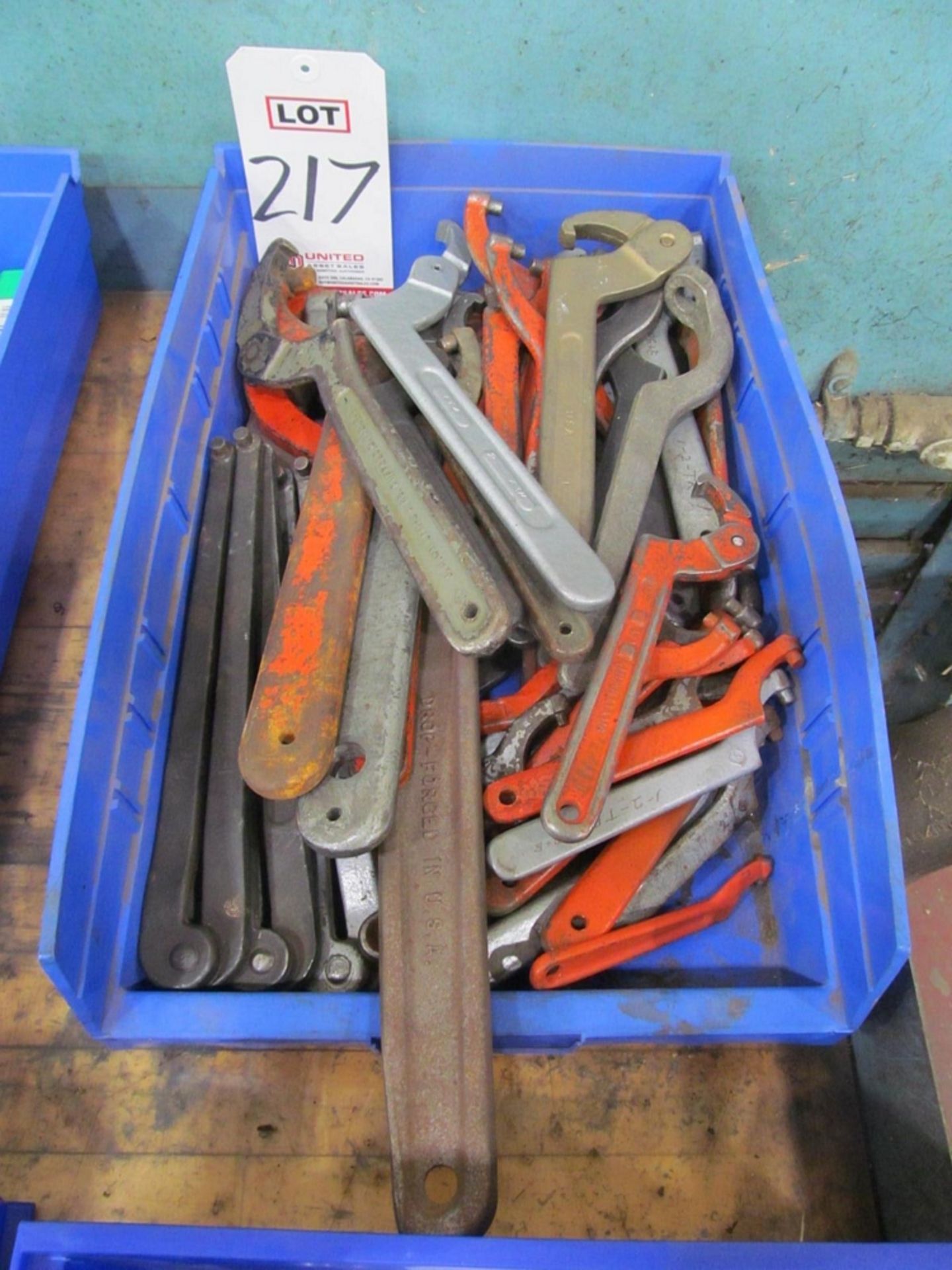LOT - ASSORTED SPANNER WRENCHES