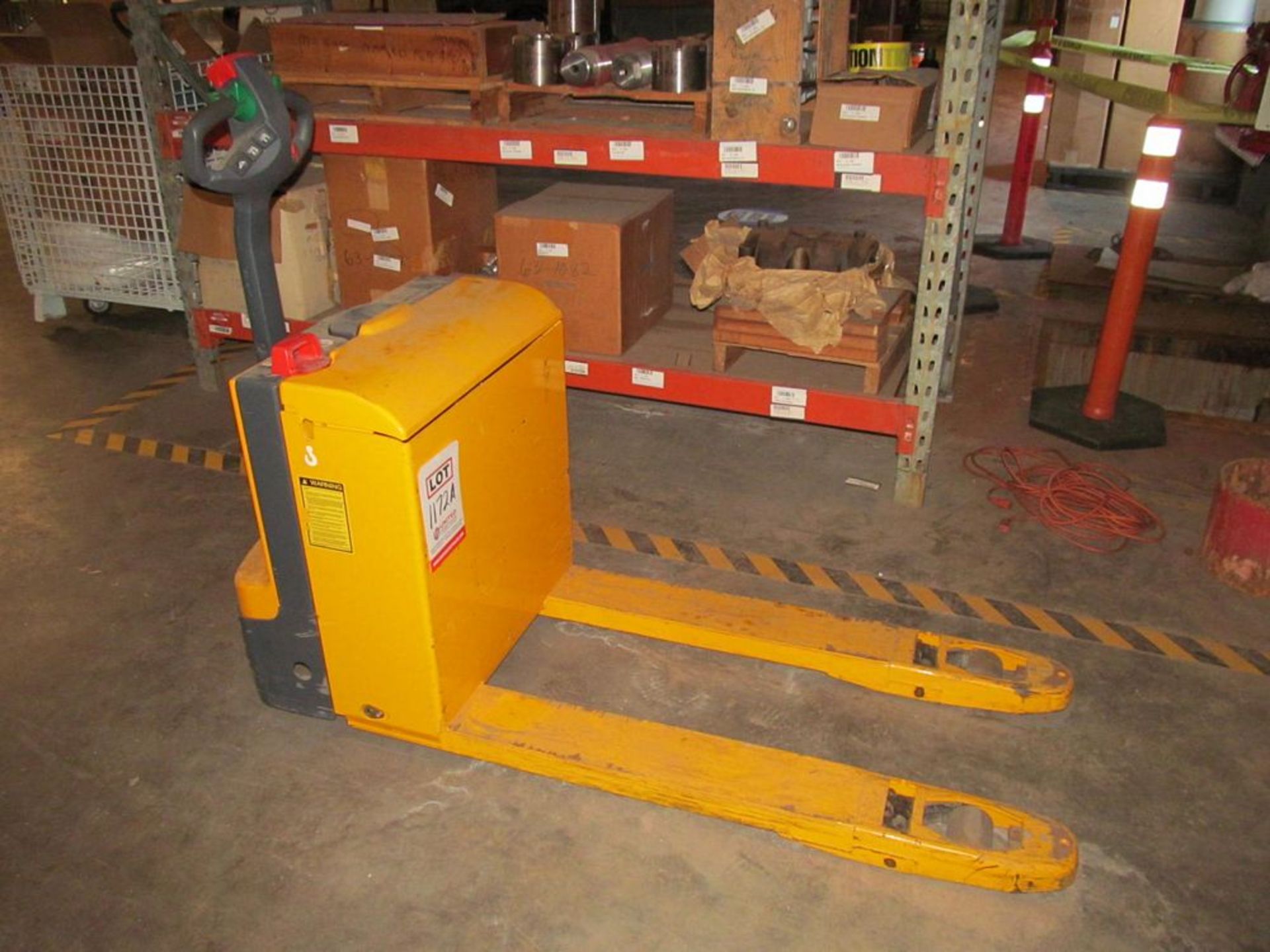 4500 LB. MULTITON #ELE AC 45 27X48, ELECTRIC PALLET JACK, S/N 90135833 (2005), (WAREHOUSE)