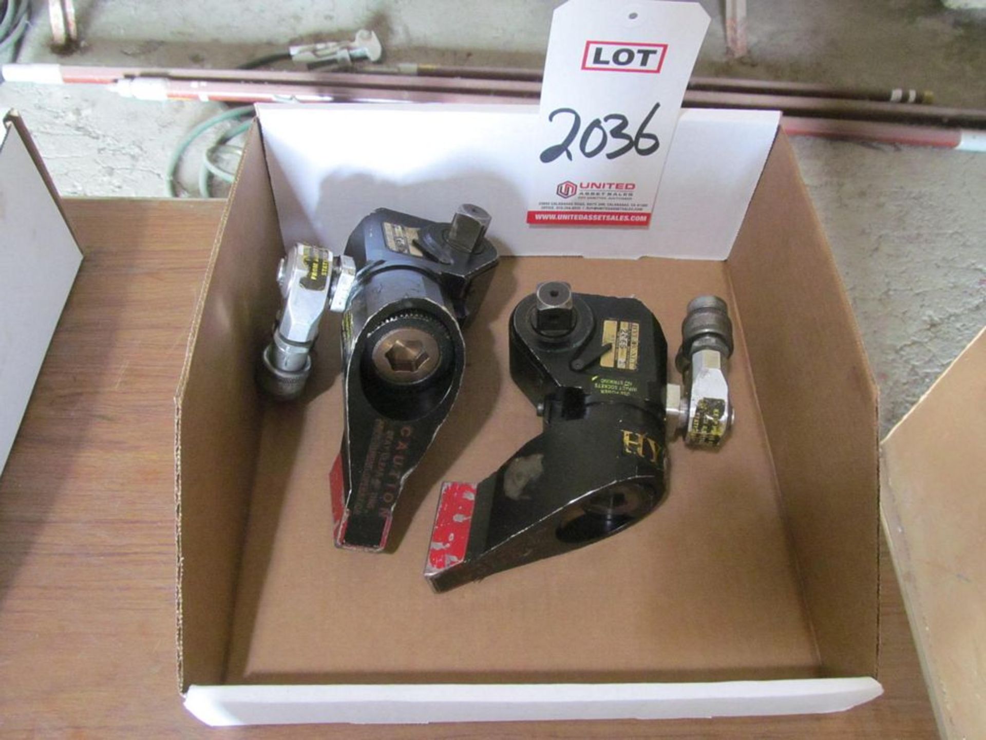 LOT - (2) HYTORC #XLT1 HYDRAULIC TORQUE WRENCHES (BLAST BLDG)