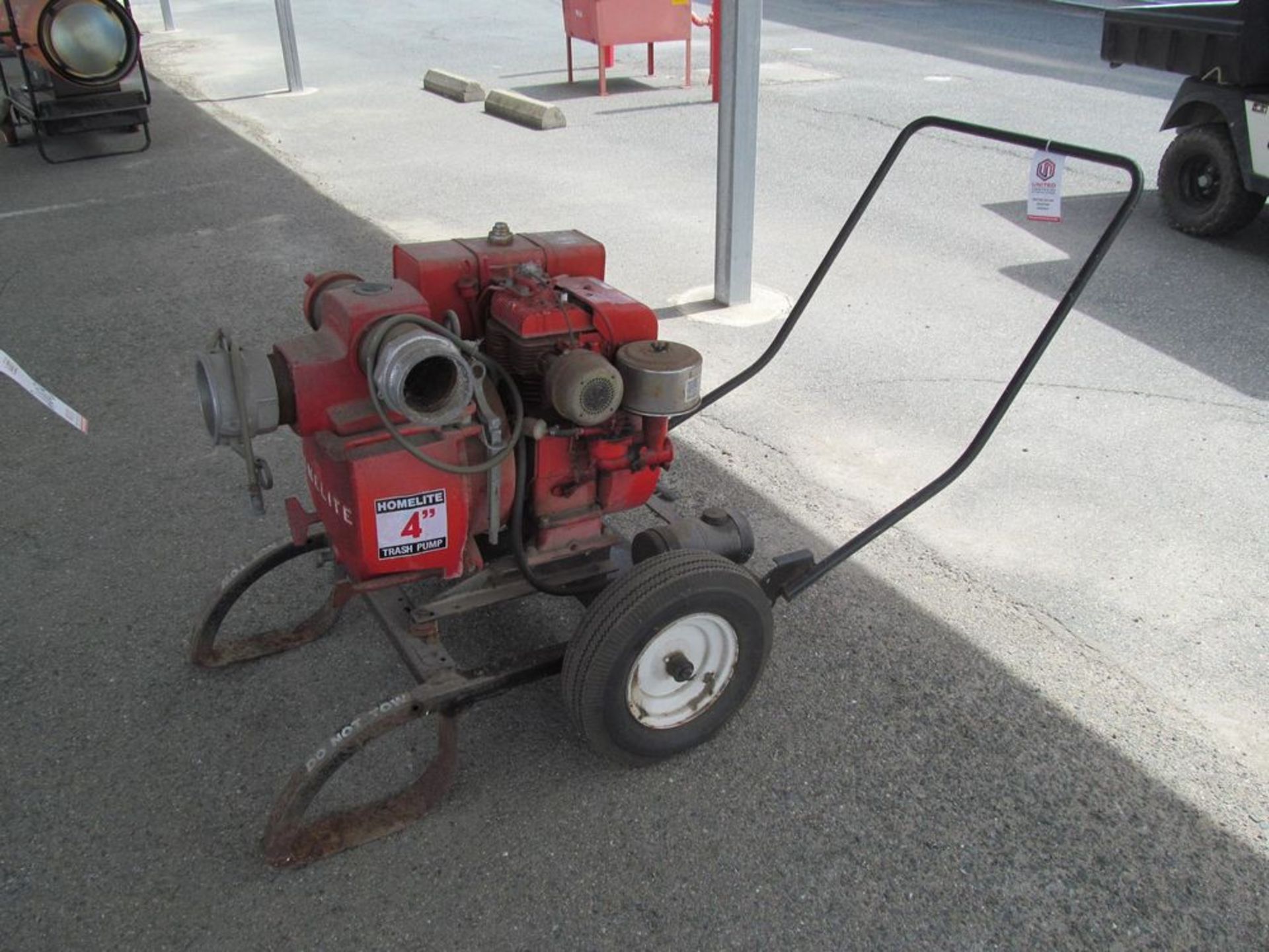 HOMELITE 4" GAS POWERED TRASH PUMP (CAR PORT)