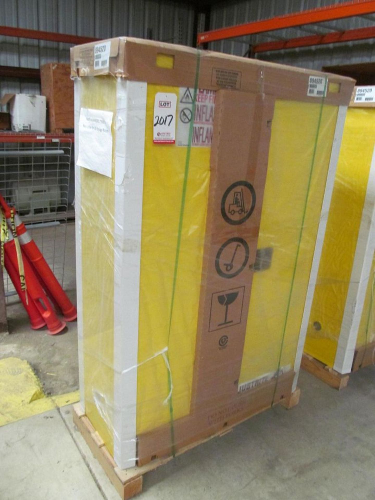 45 GALLON JUSTRITE #894520 SAFETY CABINET (WAREHOUSE)