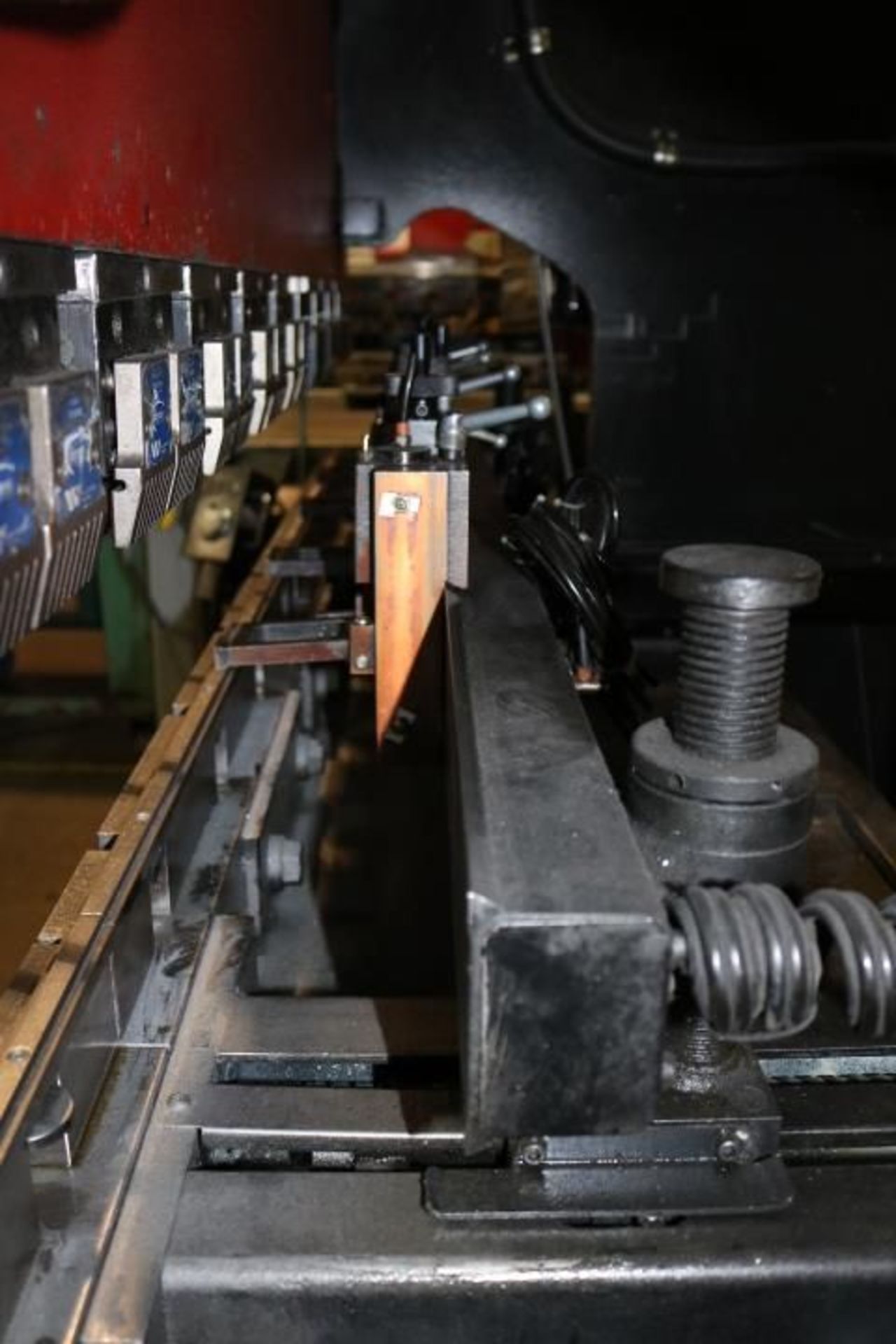 AMADA MODEL RG-50, 55-TON HYDRAULIC CNC PRESS BRAKE (NEW 1996), S/N 509033, PROTECH SYSTEMS GUARDING - Image 11 of 15