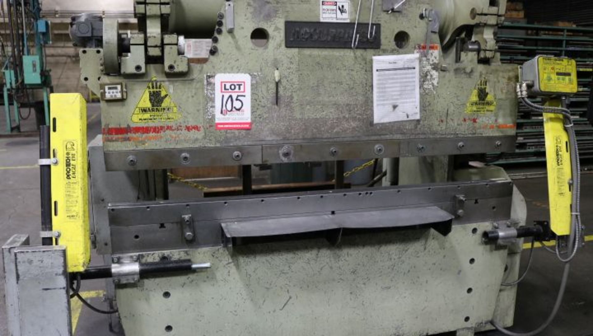 ACCUPRESS MODEL 7606, 60-TON X 6' CNC HYDRAULIC PRESS BRAKE, S/N 3918 (NEW 1996), W/ AUTOBEND 7 REAR - Image 2 of 13