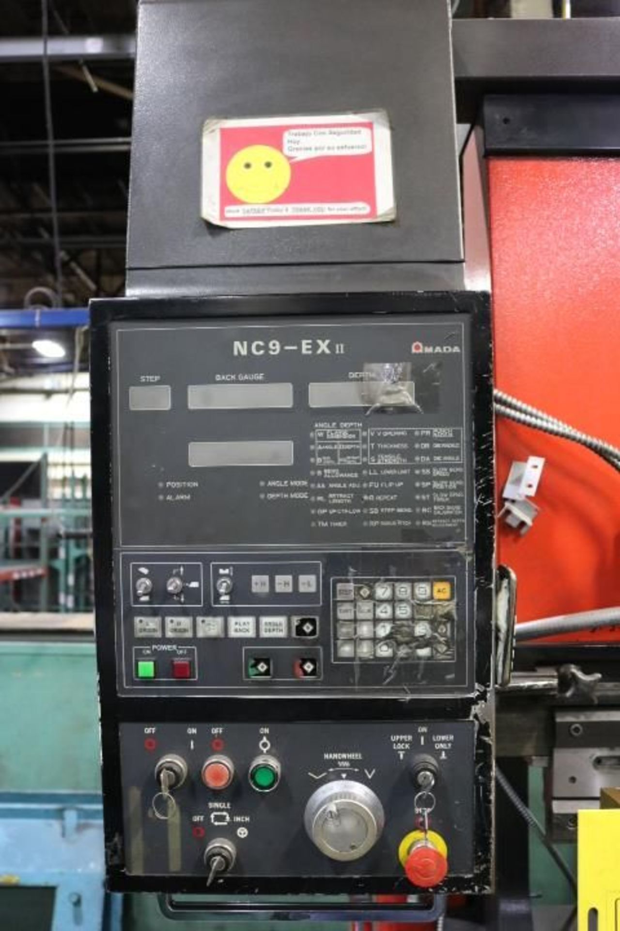 AMADA MODEL FBD-1025E, 110-TON X 98" CNC PRESS BRAKE, S/N 1020219 (NEW 1990), PROTECH SYSTEMS - Image 2 of 13