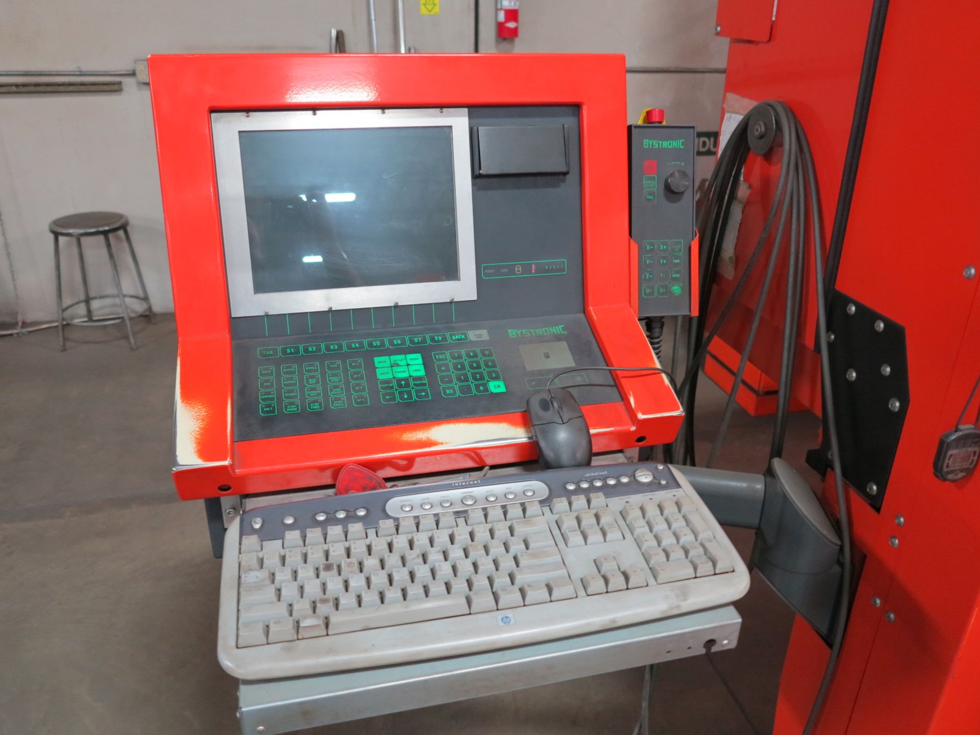 2001 BYSTRONICS BYSTAR 3015-2 CNC LASER CUTTER; 4,000 WATT, BYSTRONIC BTL 4000 TURBO C02 LASER, - Image 5 of 34