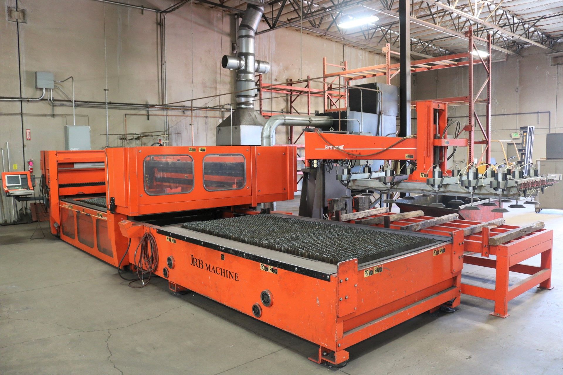 2001 BYSTRONICS BYSTAR 3015-2 CNC LASER CUTTER; 4,000 WATT, BYSTRONIC BTL 4000 TURBO C02 LASER,