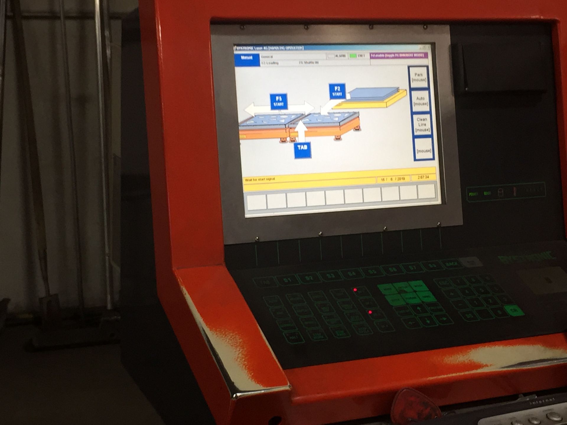 2001 BYSTRONICS BYSTAR 3015-2 CNC LASER CUTTER; 4,000 WATT, BYSTRONIC BTL 4000 TURBO C02 LASER, - Image 15 of 34