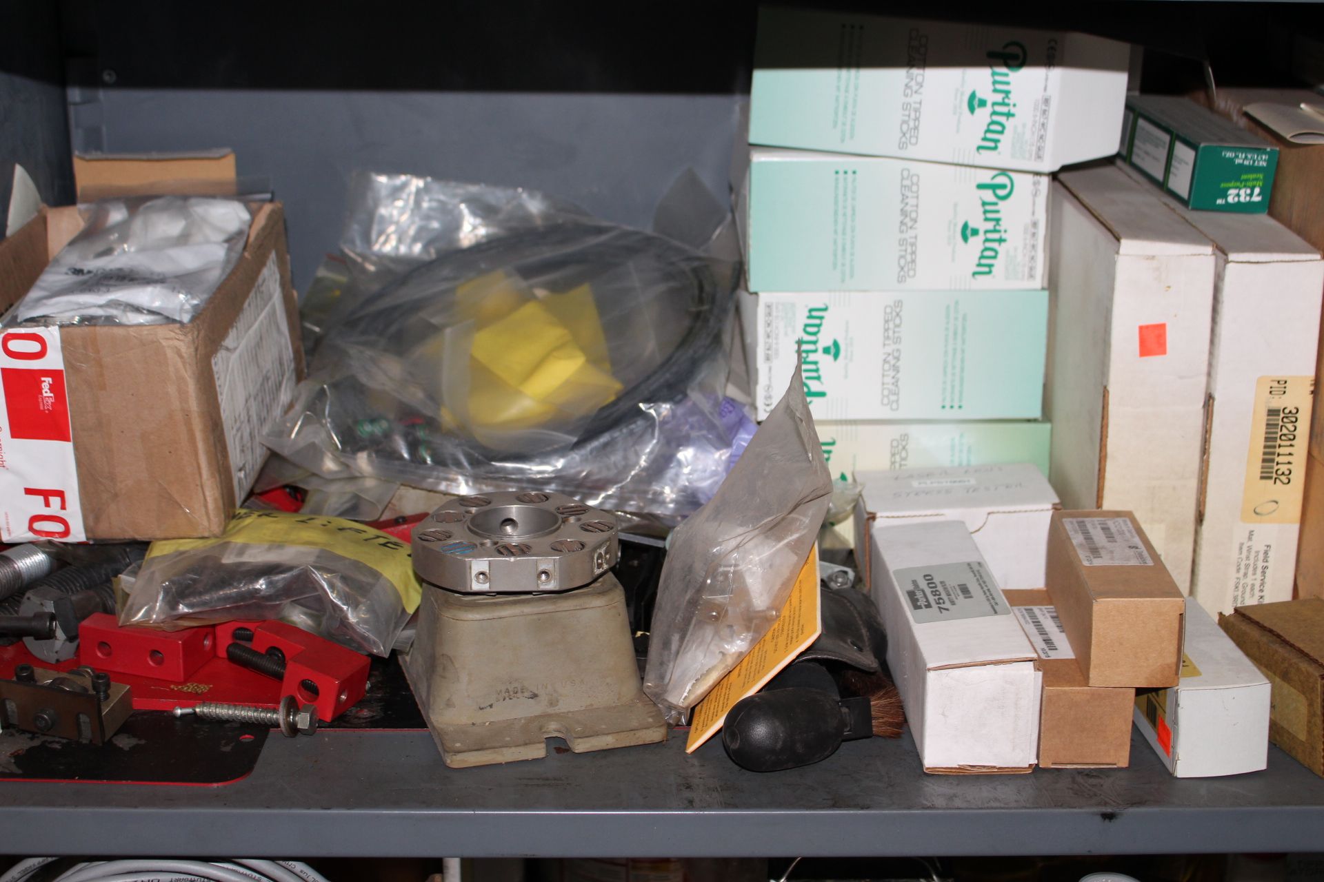 2-DOOR STORAGE CABINET WiTH CONTENTS OF SUPPLIES FOR THE CNC LASERS - Image 3 of 4