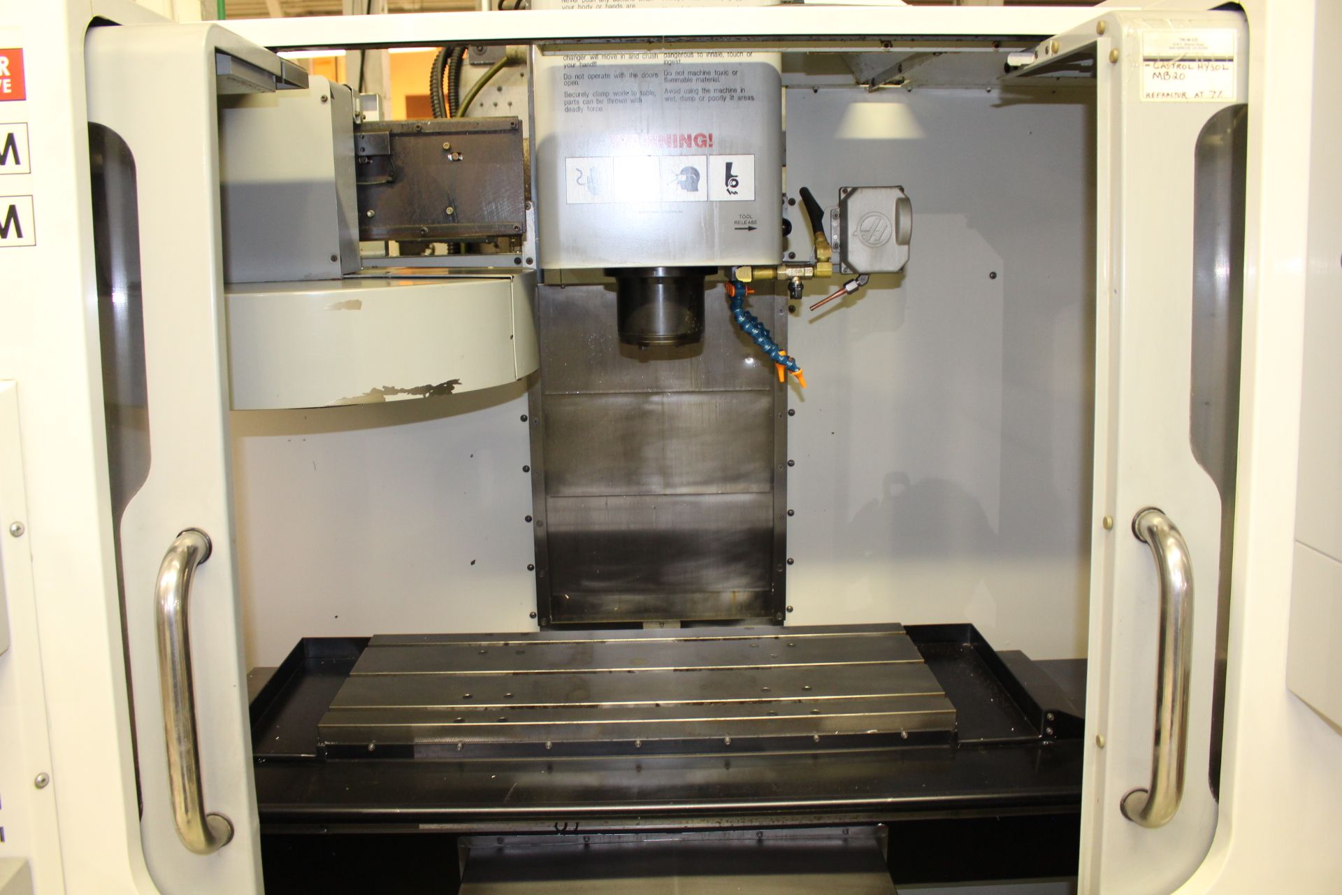2009 HAAS VF-2D CNC VERTICAL MACHINING CENTER, S/N 1074545, 30" X, 16" Y, 20" Z, 36" X 14" TABLE, 30 - Image 5 of 6