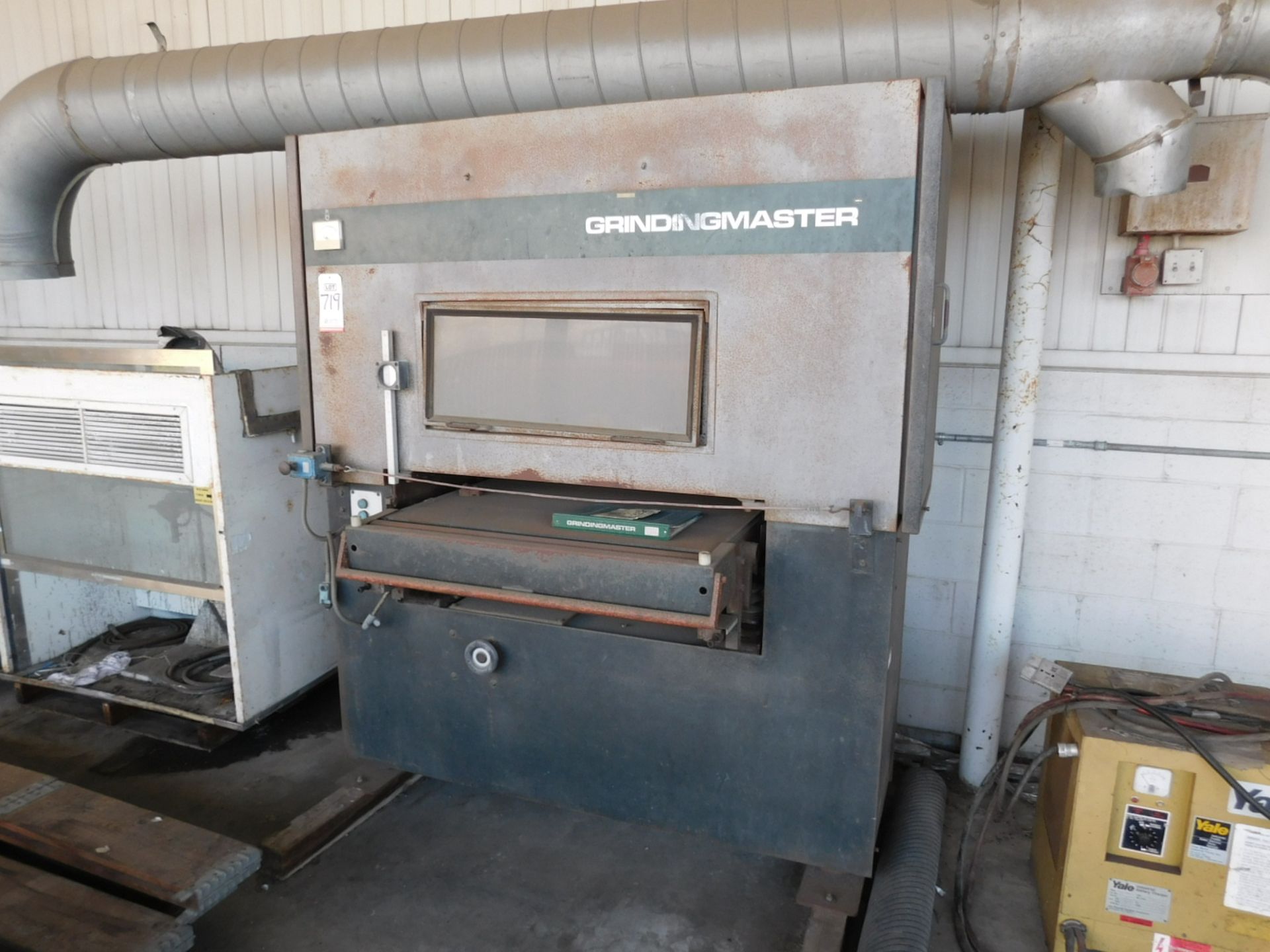 GRINDING MASTER 3' BELT SANDING MACHINE, RETIRED