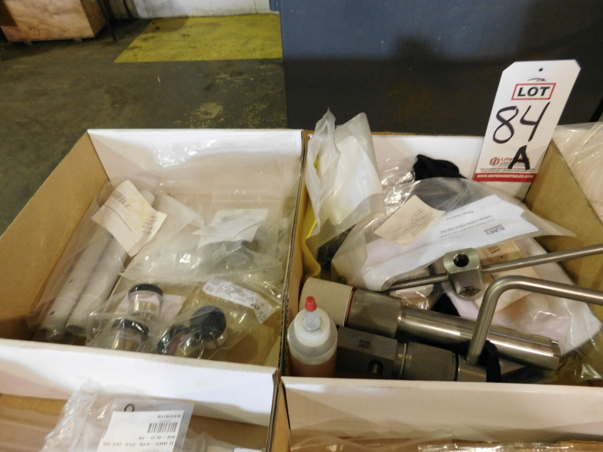 LOT - CONTENTS OF LARGE STORAGE CABINET, TO INCLUDE A LARGE SELECTION OF WATERJET PARTS AND SUPPLIES - Image 3 of 7