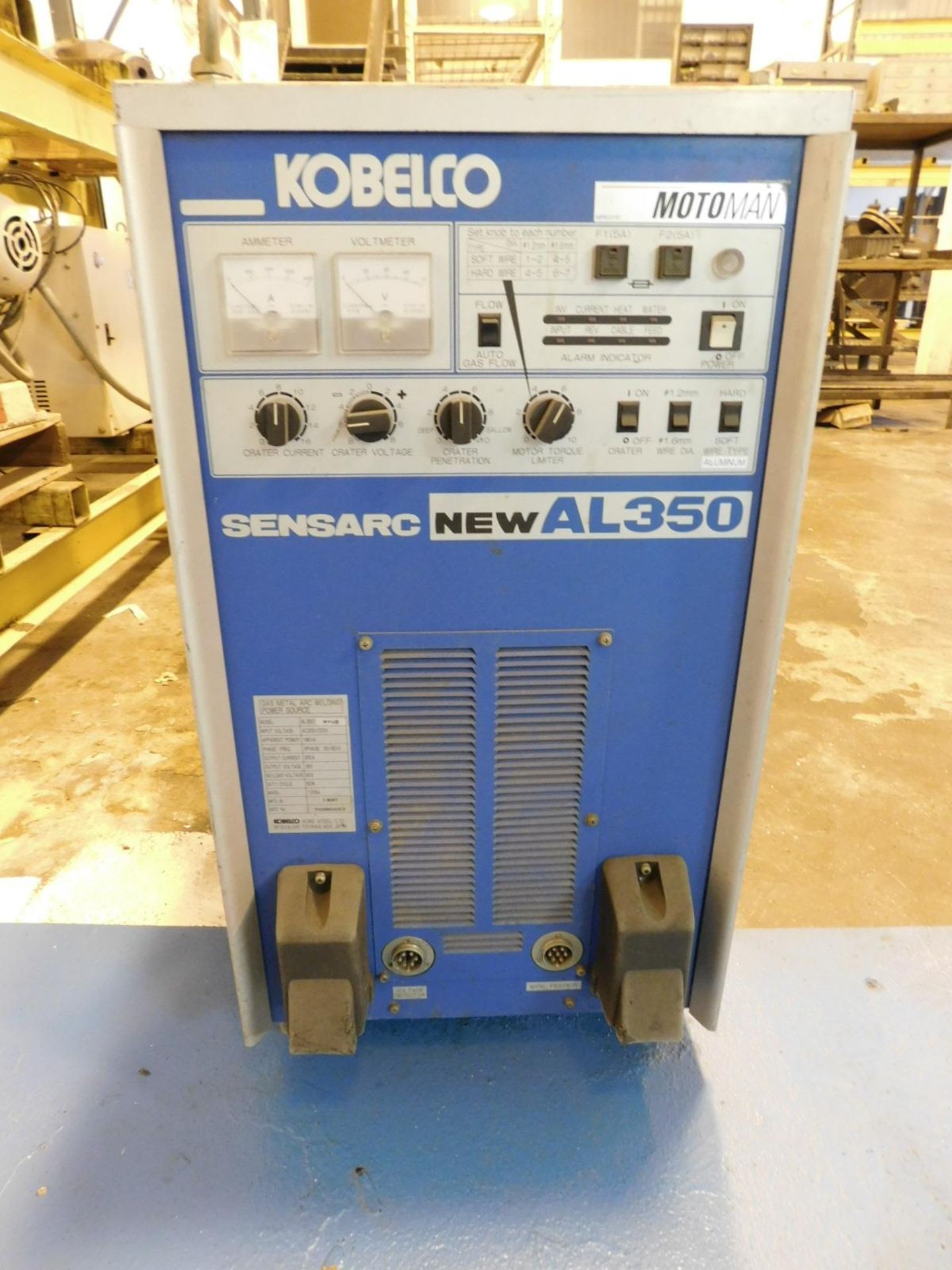 KOBELCO MOTOMAN SENSARC NEW AL350 GAS METAL ARC WELDING POWER SOURCE