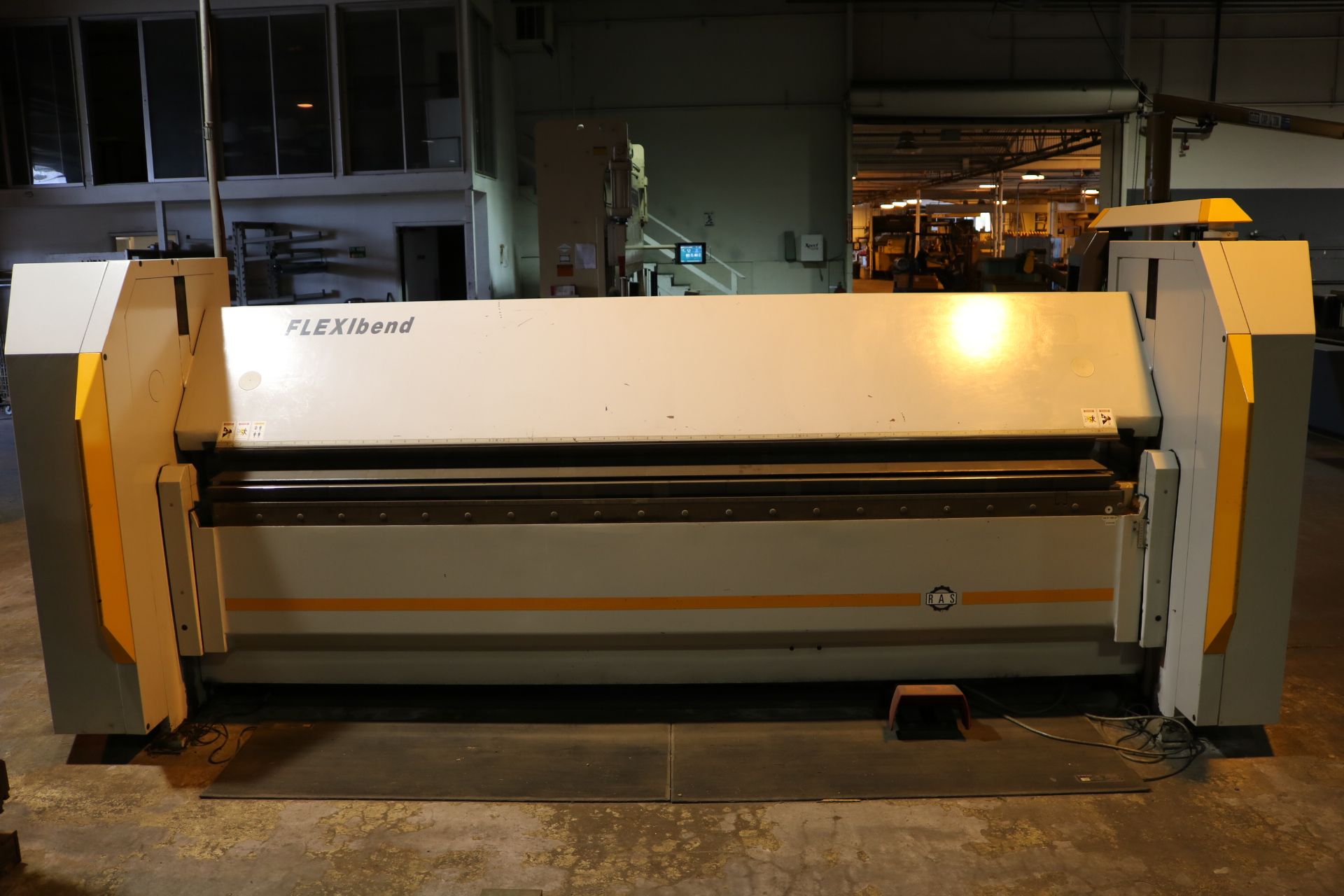 2002 RAS 73.30 FLEXIBEND CNC FOLDER, S/N 29/9, SYSTEM 6000 TOUCH SCREEN CONTROL, 11 GA MAX SHEET THI