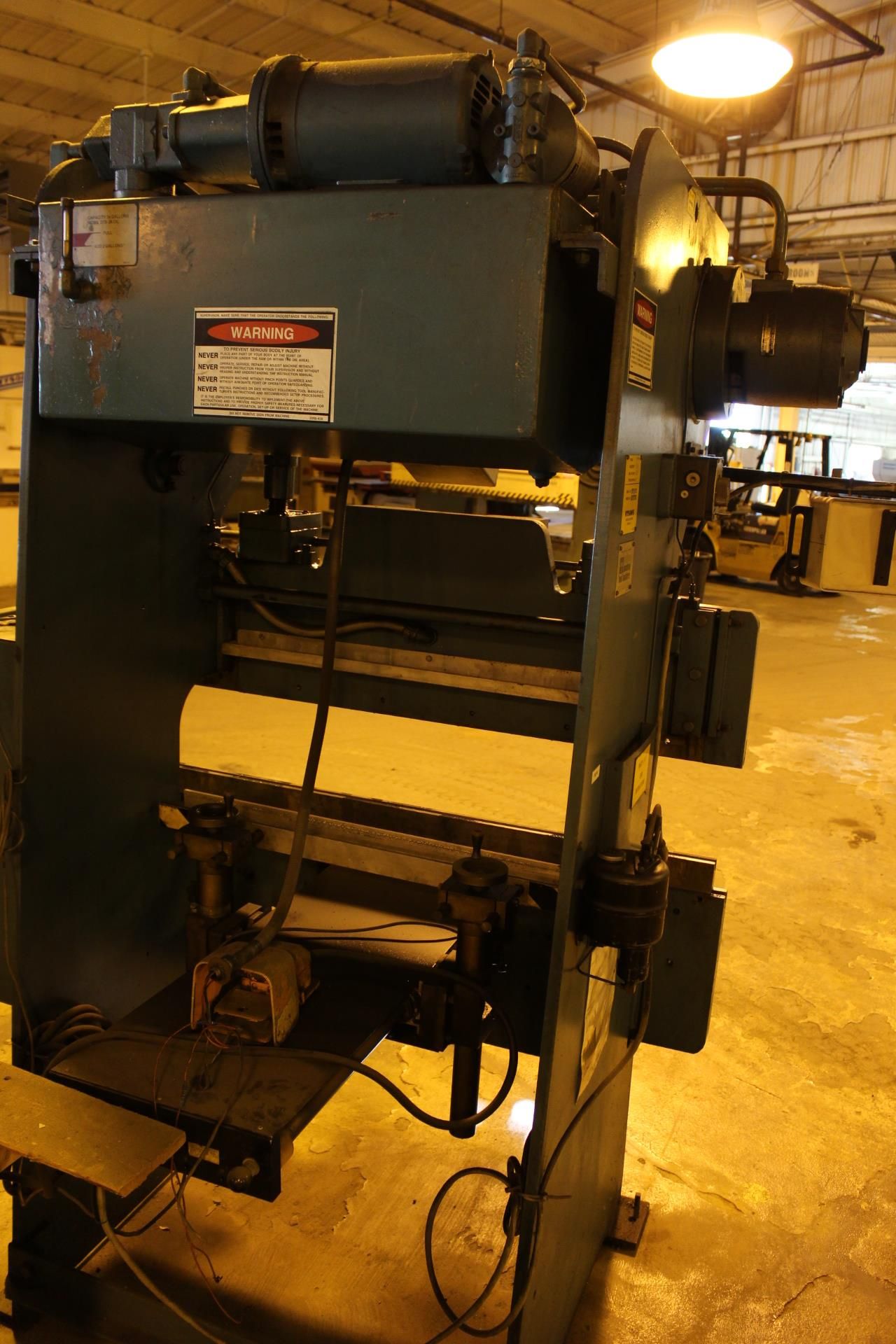 WYSONG H-2052 HYDRA-MECHANICAL PRESS BRAKE, S/N HPB12-114, 20 TON X 4', UNICORN II BACK GAUGE - Image 3 of 3