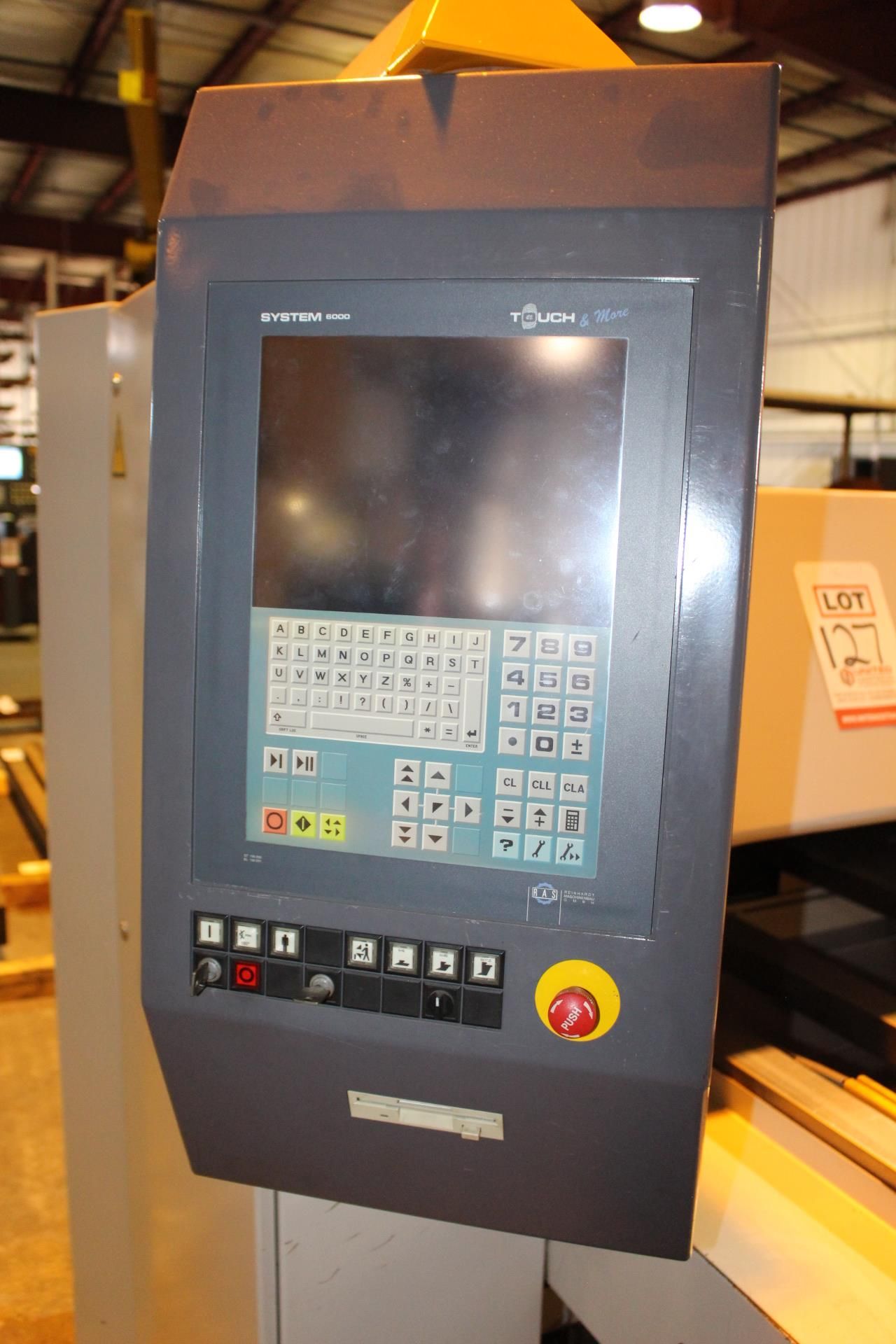 2002 RAS 73.30 FLEXIBEND CNC FOLDER, S/N 29/9, SYSTEM 6000 TOUCH SCREEN CONTROL, 11 GA MAX SHEET THI - Image 4 of 5