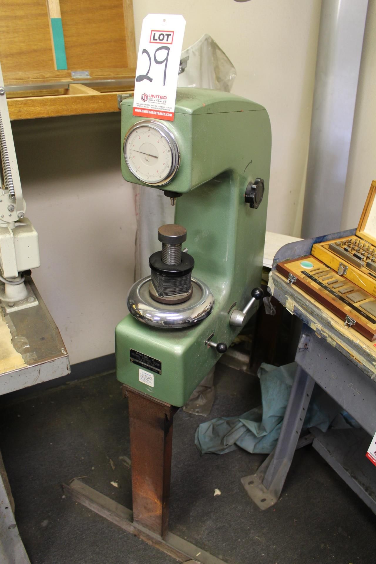 PHASE II ROCKWELL HARDNESS TESTER, MODEL 900-330