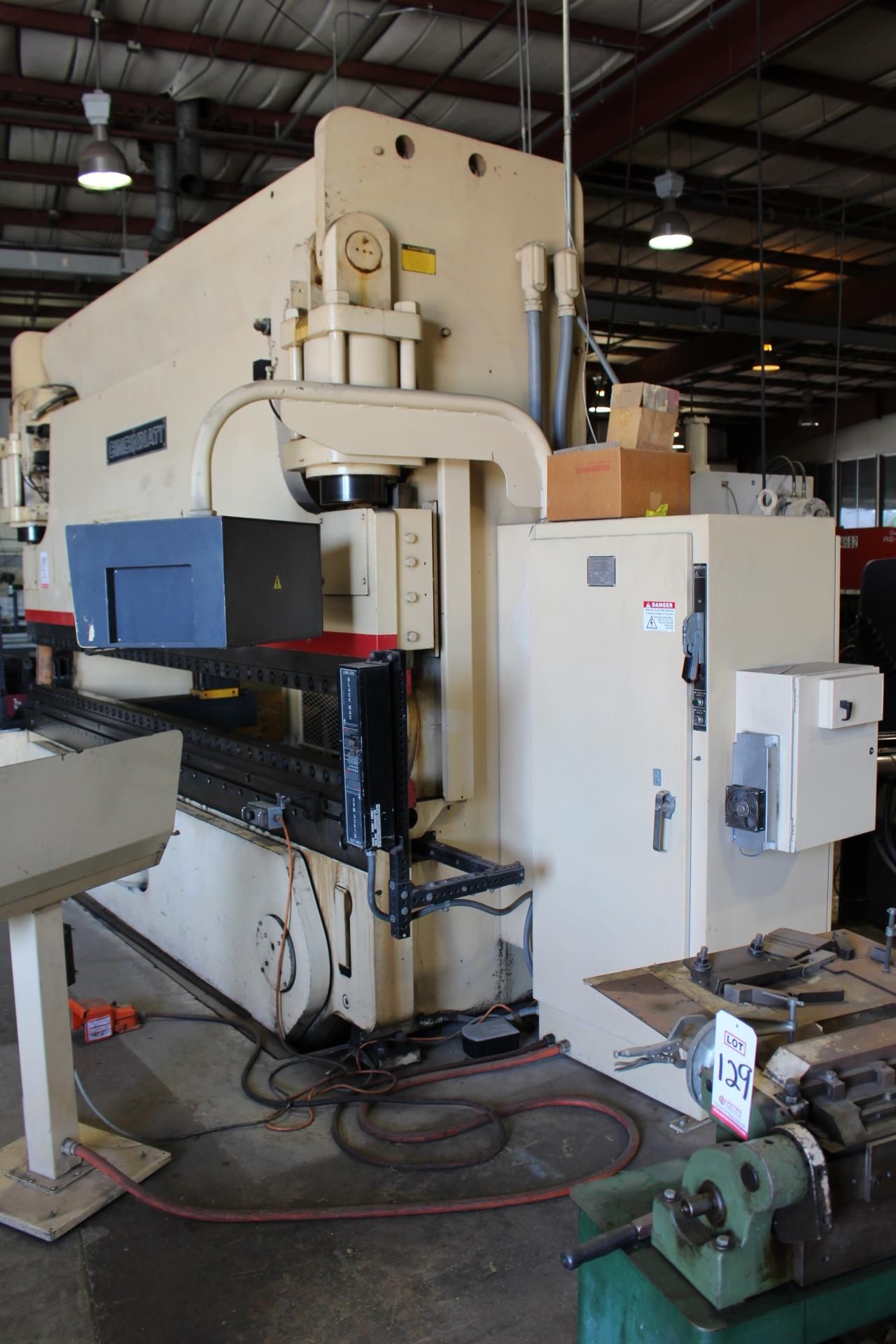 CINCINNATI 230AFX12 CNC HYDRAULIC PRESS BRAKE, S/N 49534, 230 TON X 14', TOP & BOTTOM CLAMPING, - Image 5 of 8