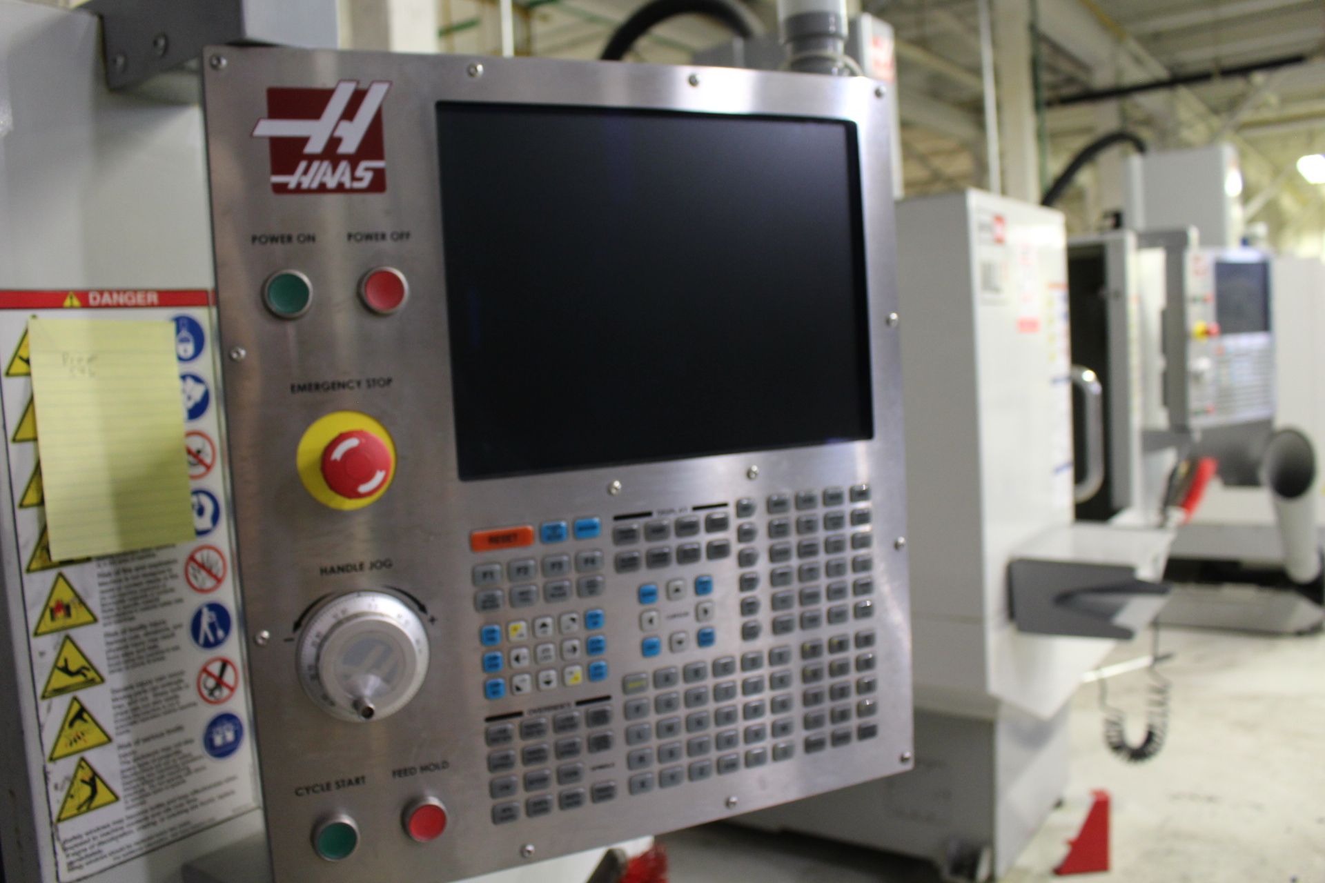 2009 HAAS SUPERMINI MILL 2 CNC VERTICAL MILL, S/N 1073933, 20" X, 16" Y, 14" Z, 40" X 14" TABLE, - Image 7 of 7