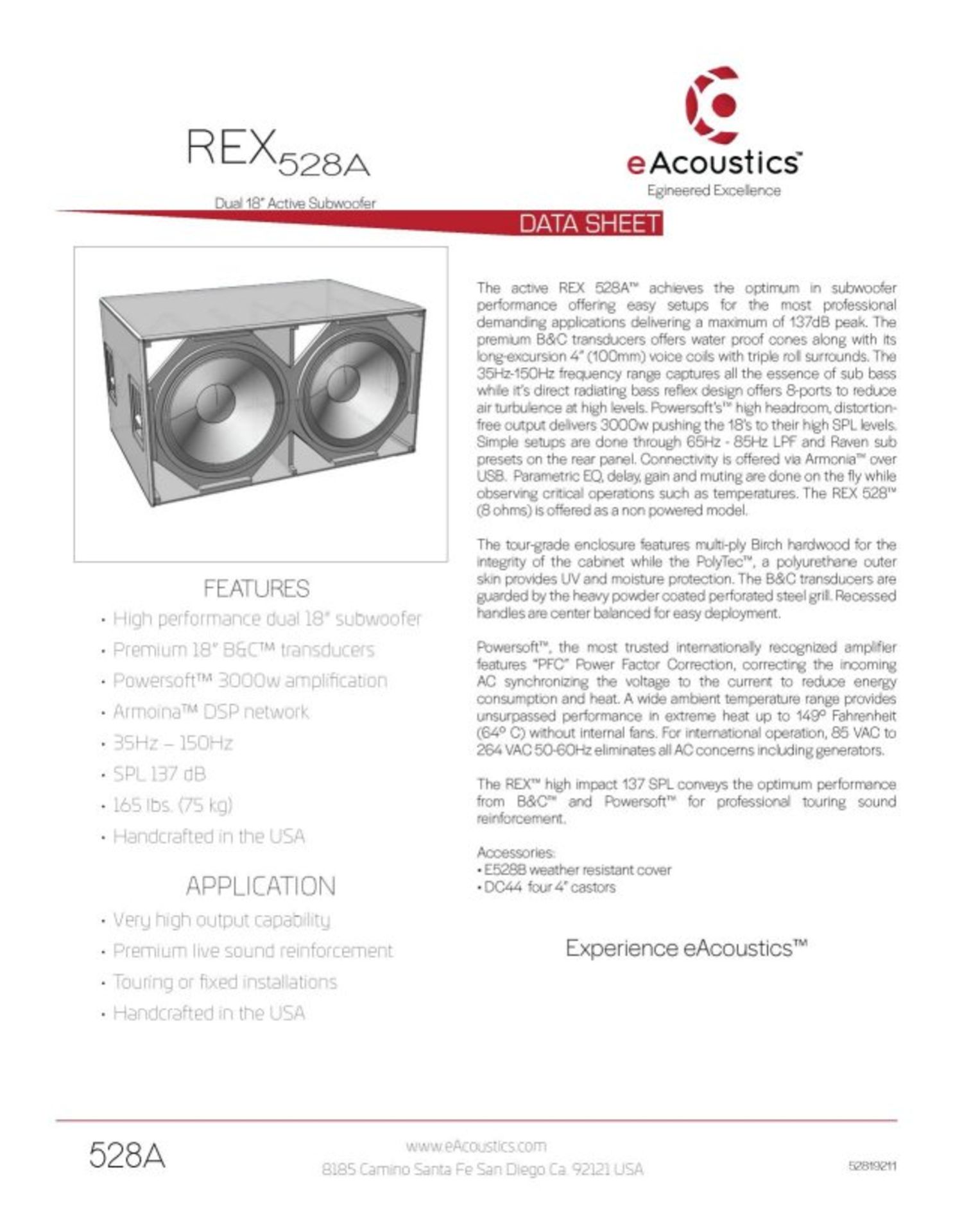 REX528A DATA SHEET