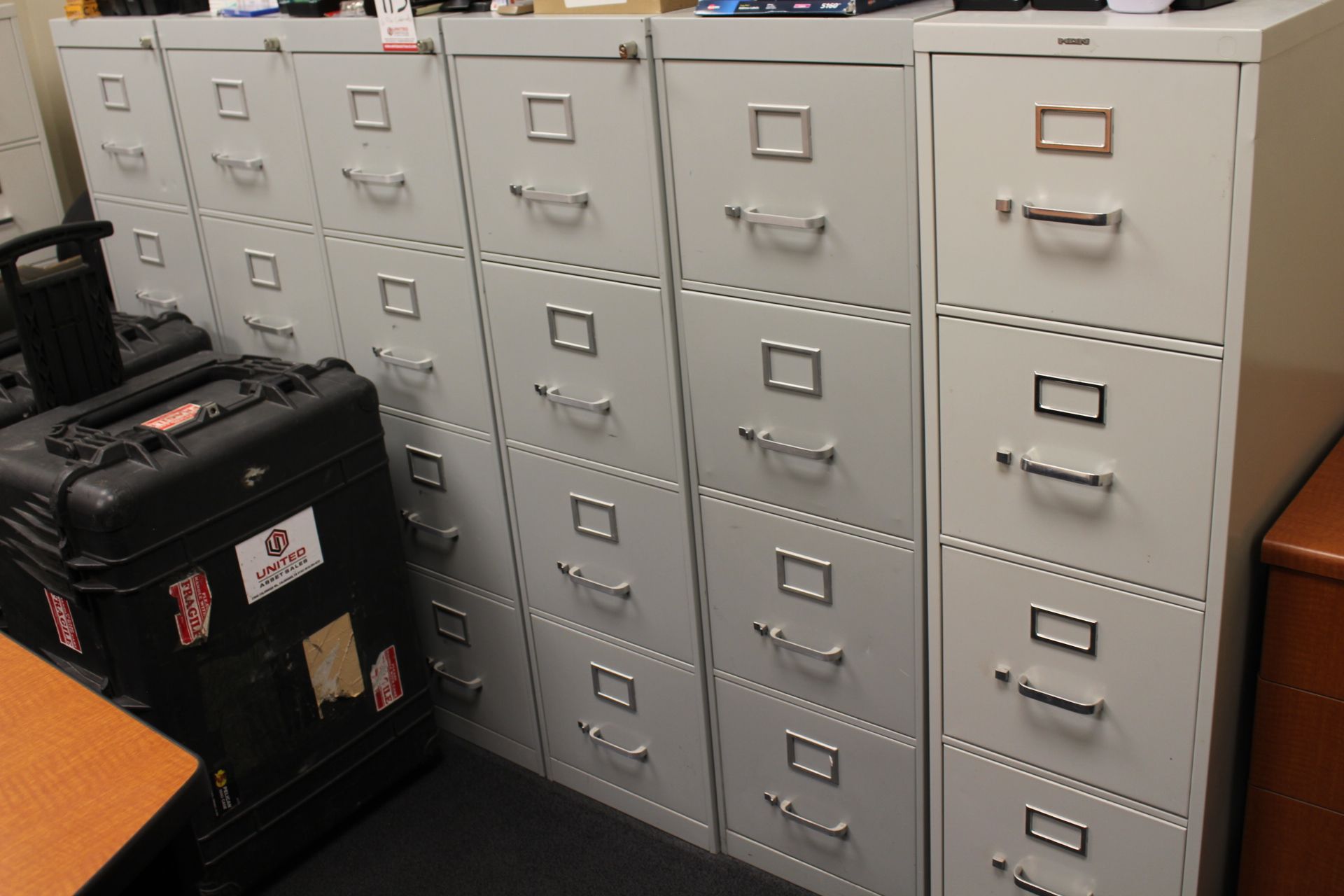 LOT - (6) 4-DRAWER STANDARD FILE CABINETS