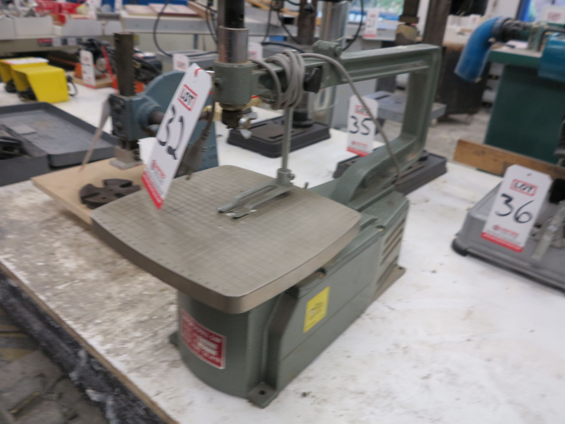 ASAHI KOKI SUPER SCROLL SAW, MODEL F50, S/N 901757