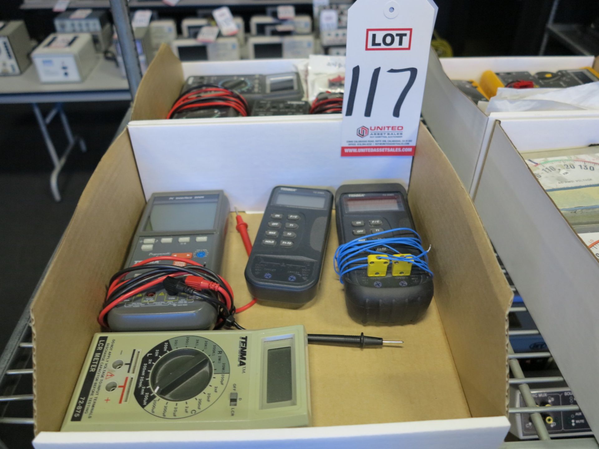 LOT - (1) TENMA MODEL 72-6685 MULTIMETER, (1) TENMA LCR METER MODEL 72-875 AND (2) TENMA MODEL 72-