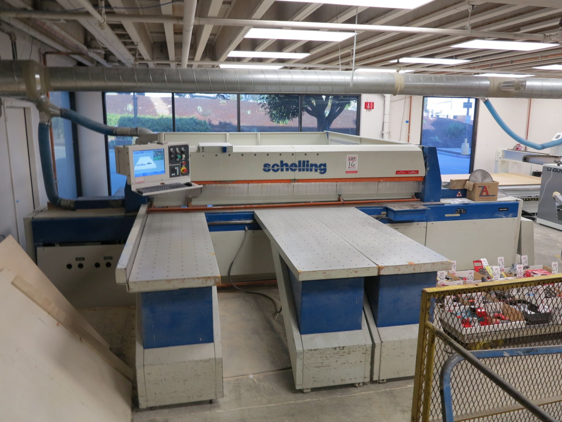 1994 SCHELLING CNC PANEL SAW, TYPE FI 330, FRONT LOADING, WIN COMMANDER CNC FI 330 CONTROL & - Image 2 of 6