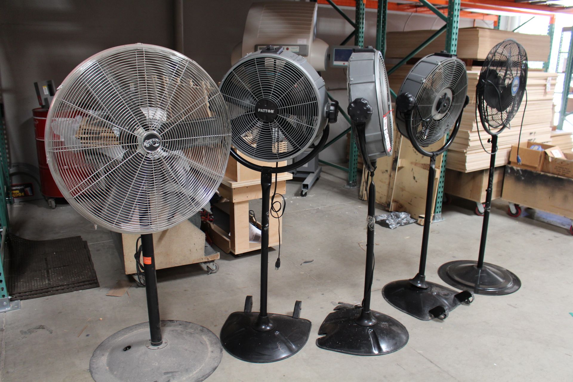 LOT - (5) MISC PEDESTAL FANS - Image 2 of 2