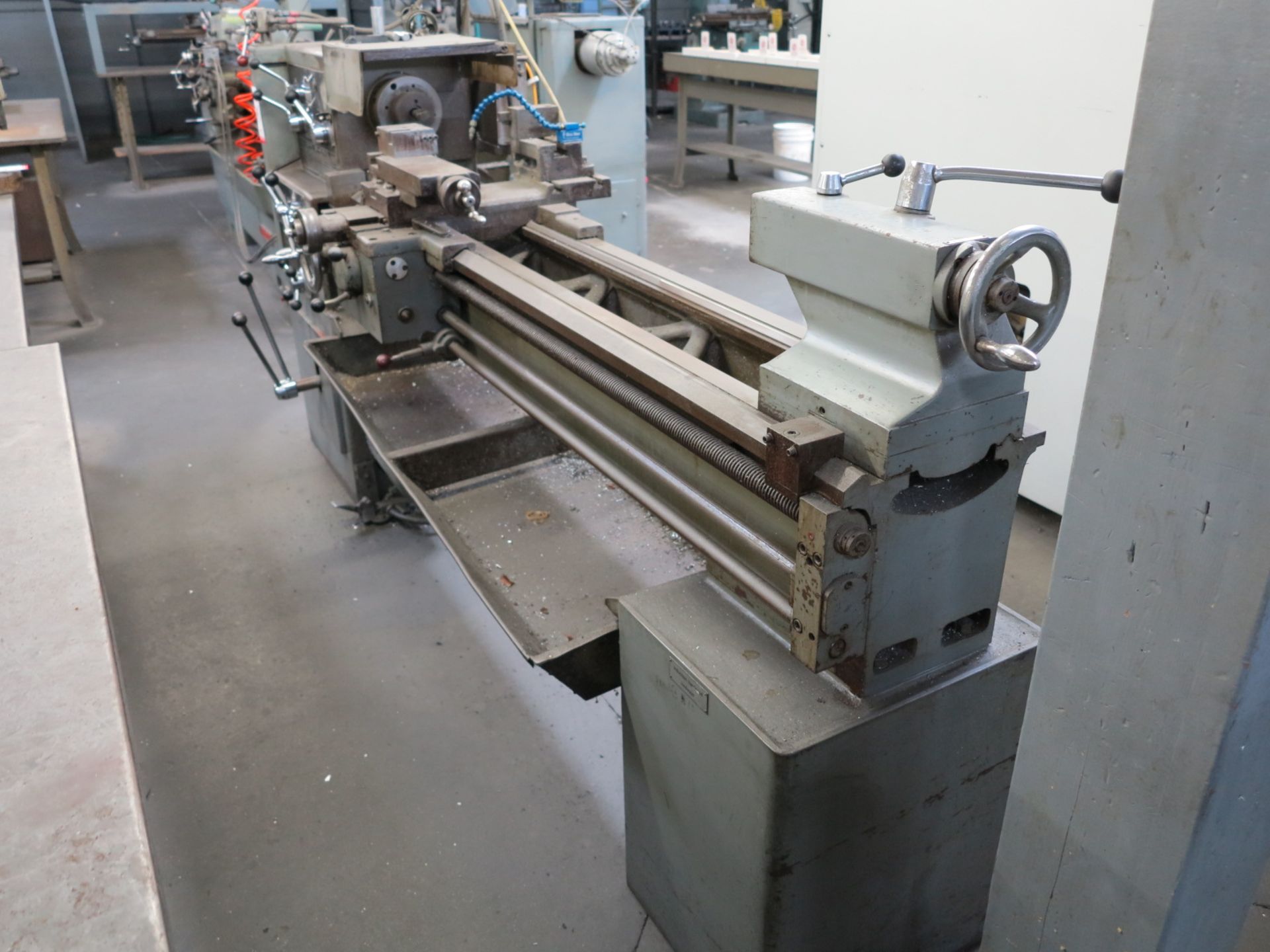 VOEST ENGINE LATHE, 1-037/1/5, S/N 4758, 17" X 64" BED - Image 2 of 5