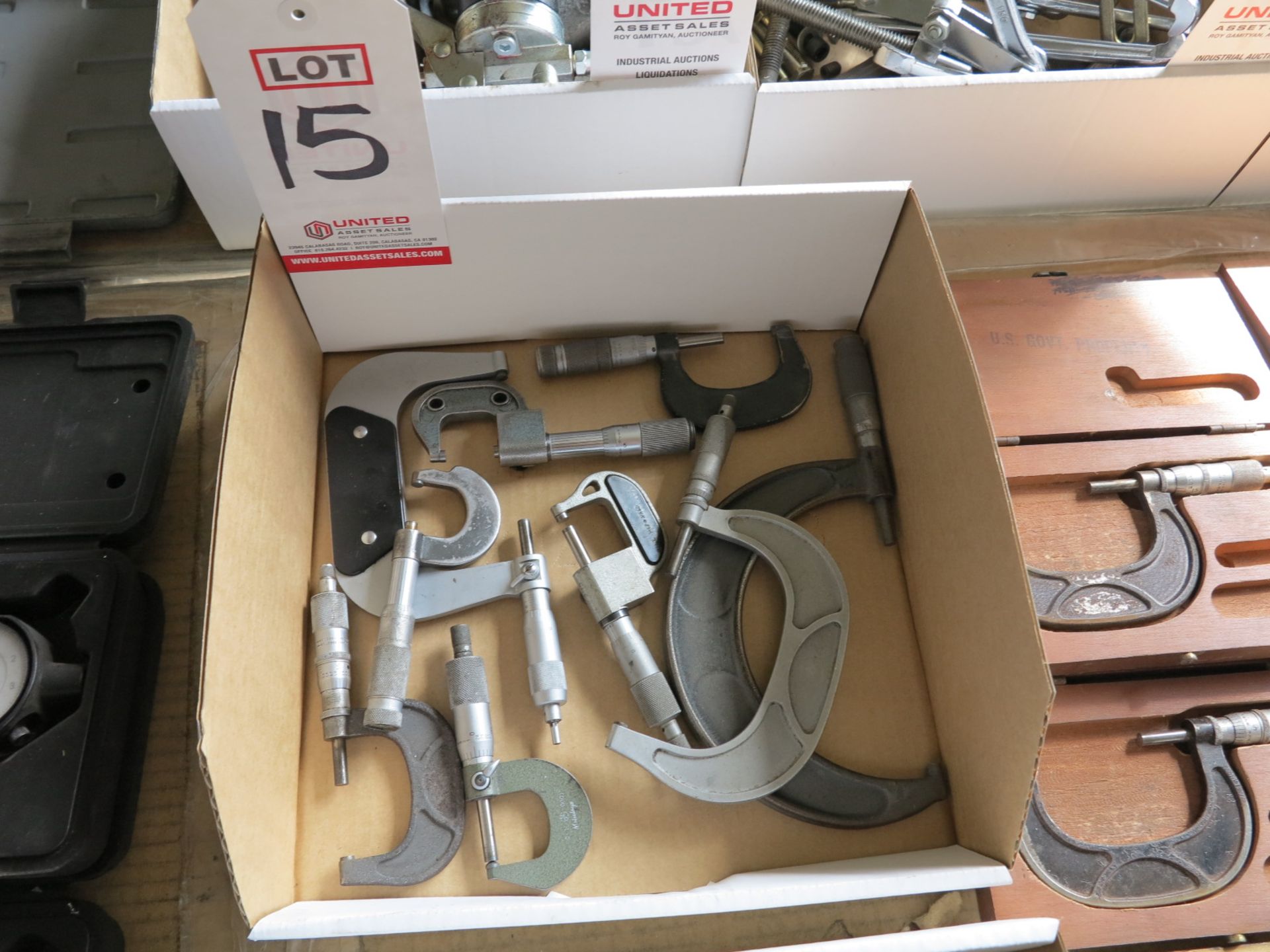 LOT - (9) MISC MICROMETERS