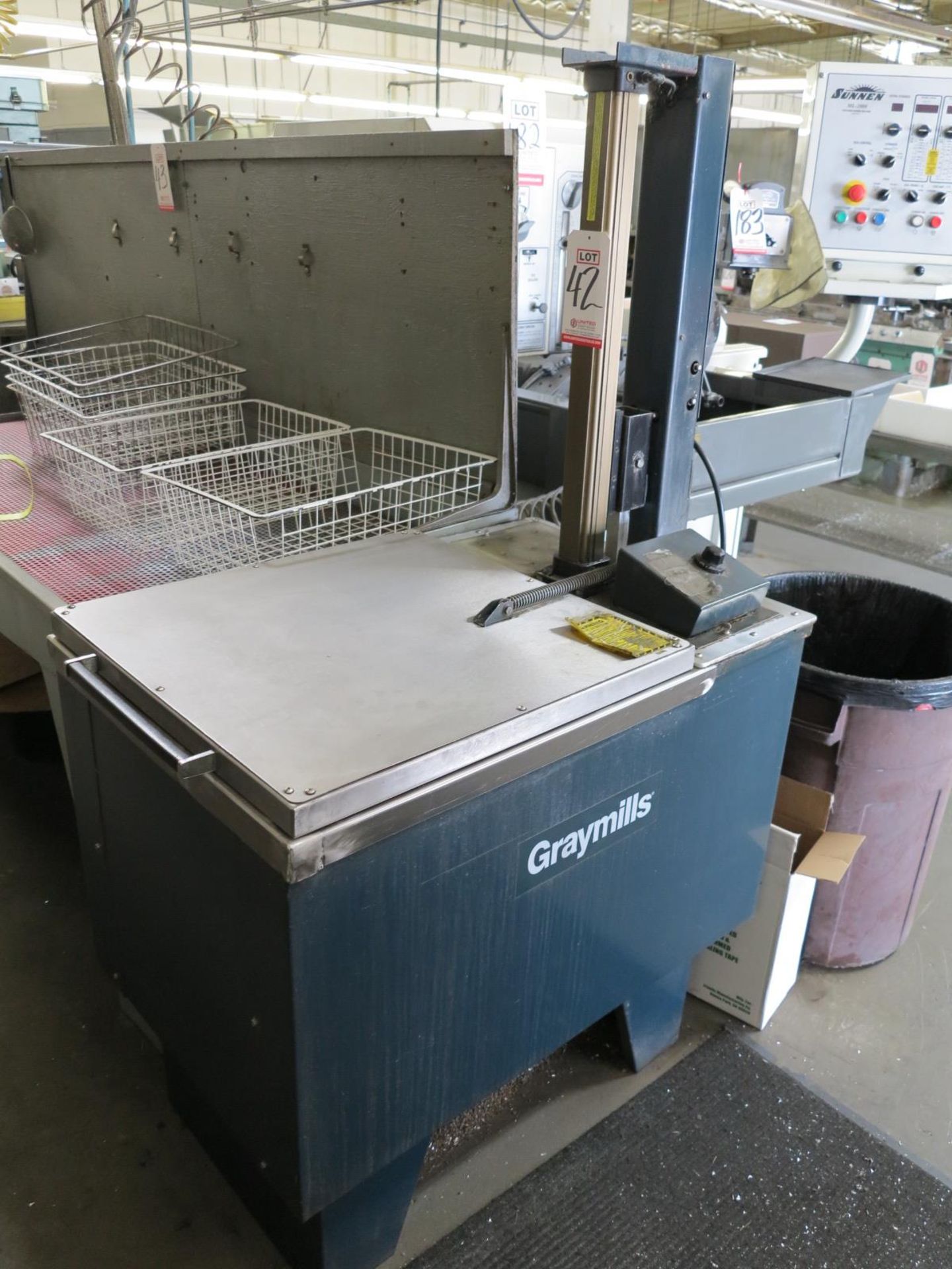 GRAYMILLS PARTS WASHER, 24" X 36"