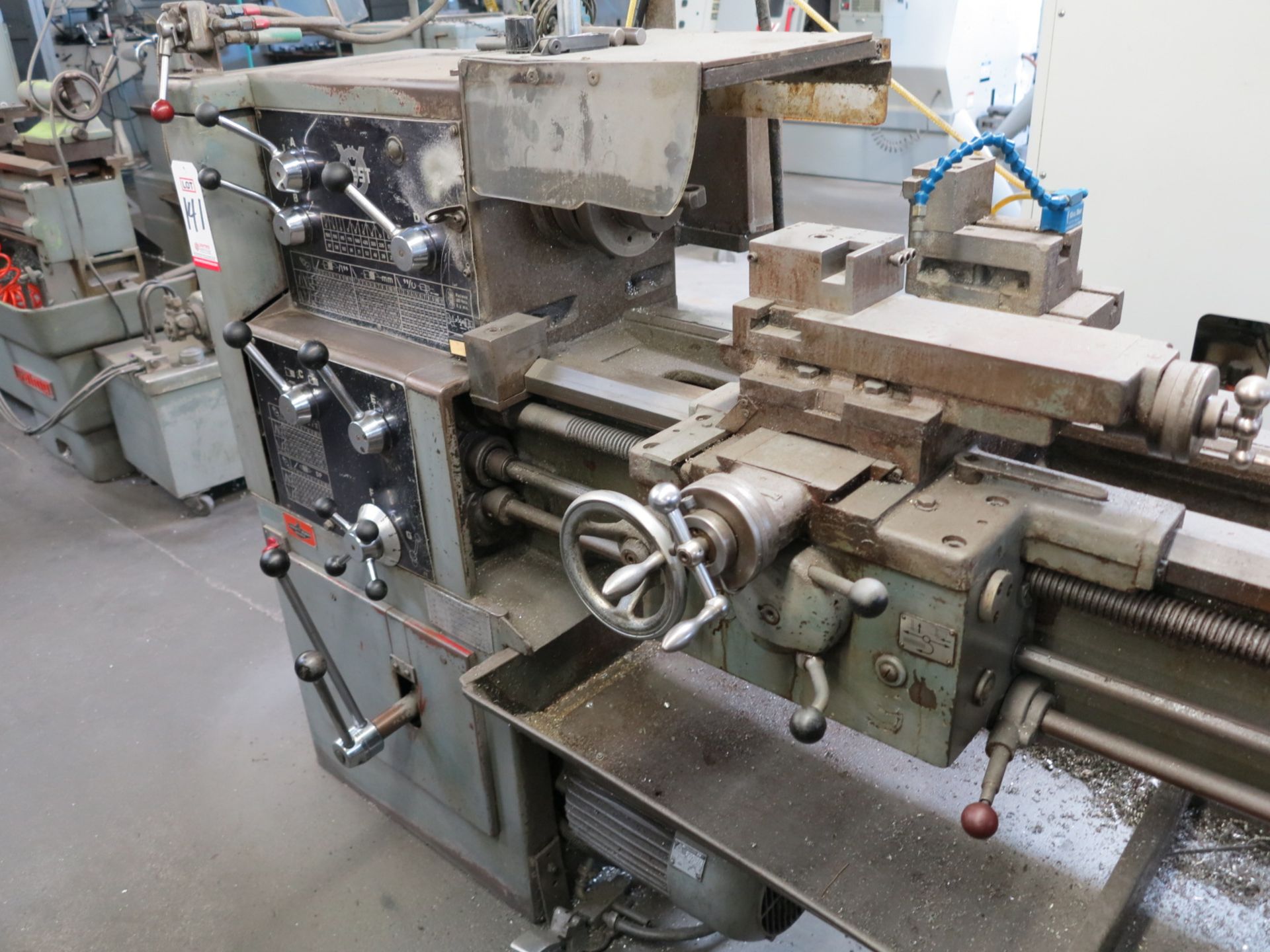 VOEST ENGINE LATHE, 1-037/1/5, S/N 4758, 17" X 64" BED - Image 4 of 5