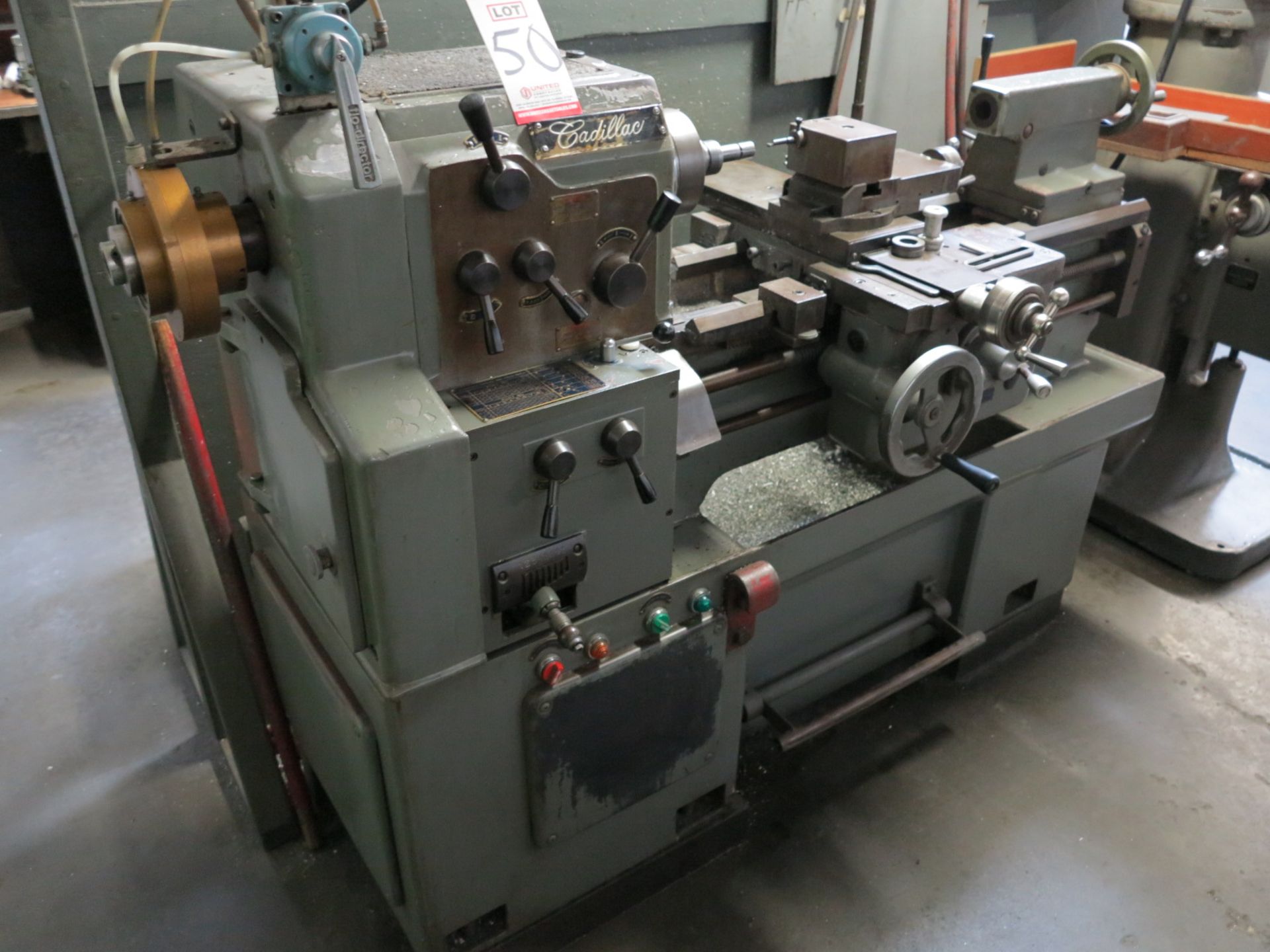 CADILLAC 1422 ENGINE LATHE, NO DATA PLATE