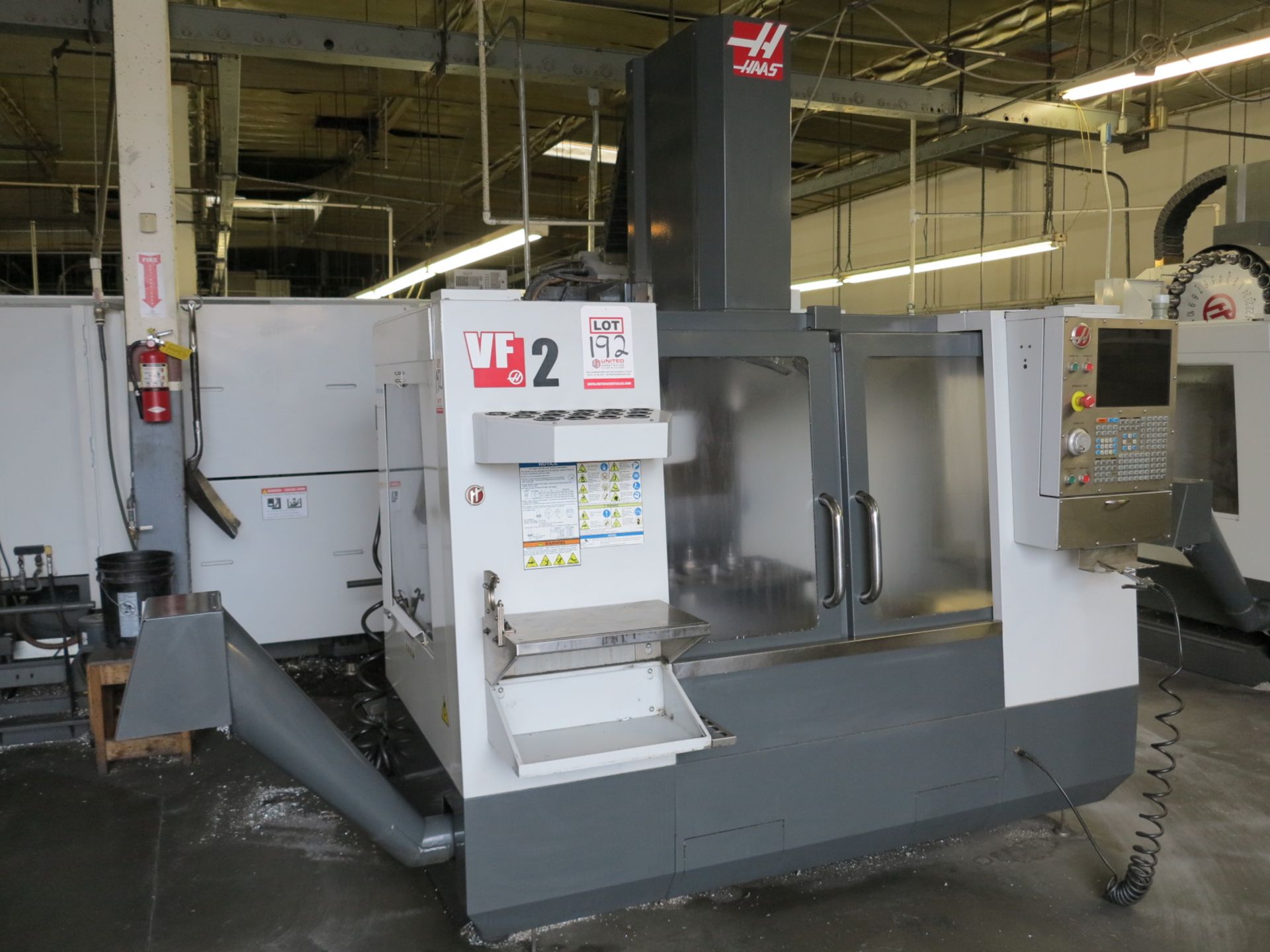 2010 HAAS VF-2 CNC VERTICAL MACHINING CENTER, S/N 1080331, 30" X, 16" Y, 20" Z, 36" X 14" TABLE, - Image 2 of 9