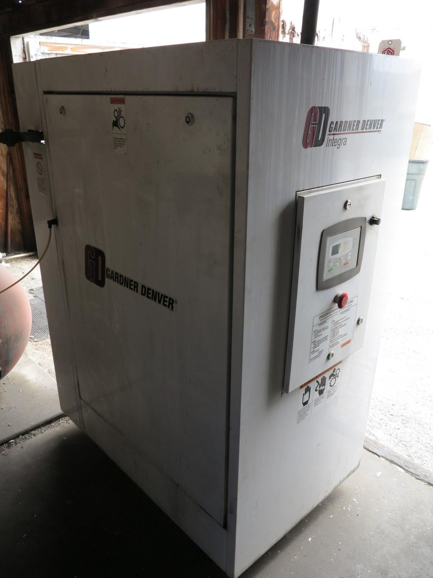 2015 GARDNER DENVER INTEGRA ROTARY TYPE AIR COMPRESSOR, MODEL EFC99J, 30 HP MOTOR - Image 3 of 3