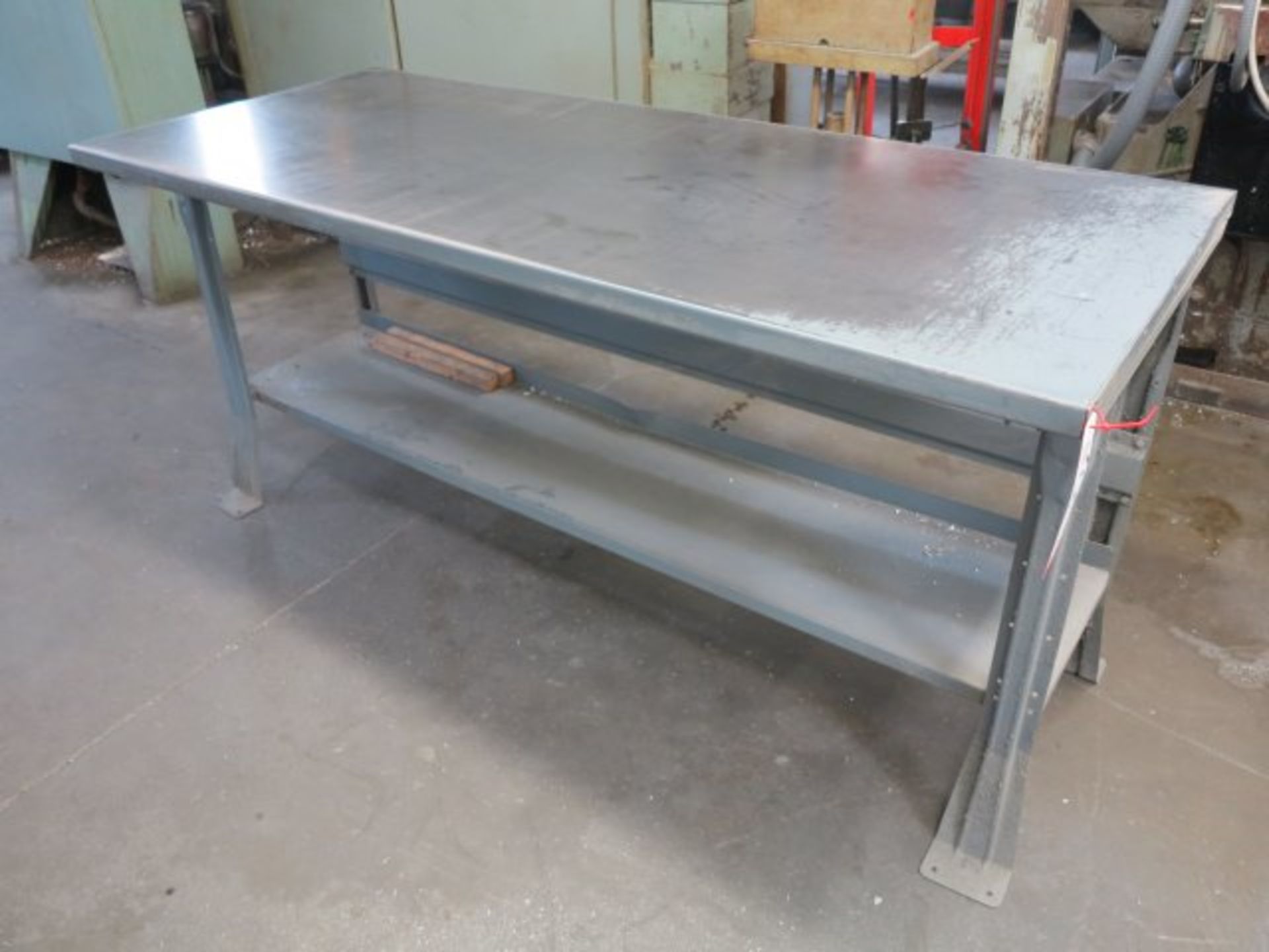 6'x36" METAL TABLE