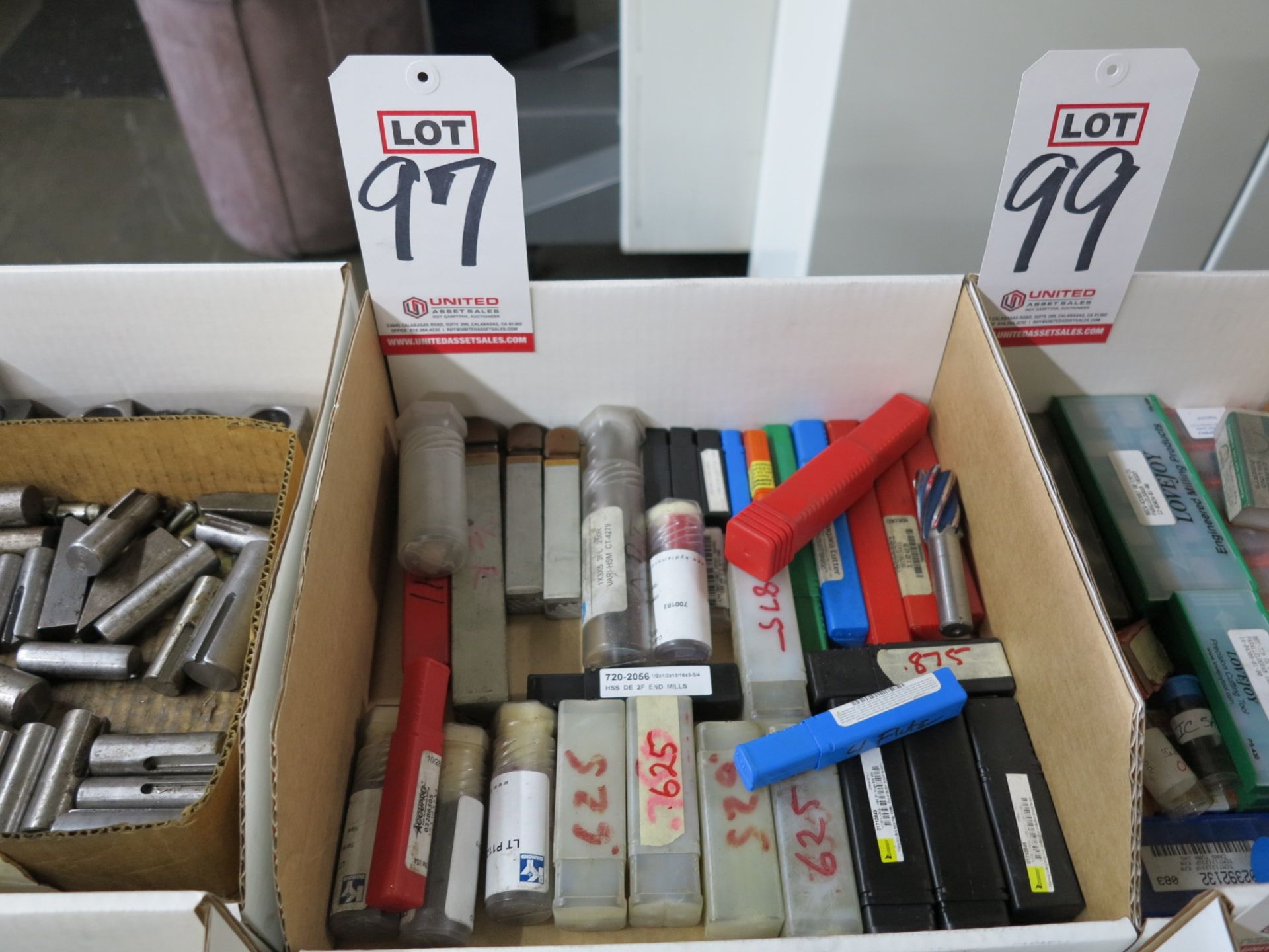 LOT - ENDMILLS AND CUTTERS