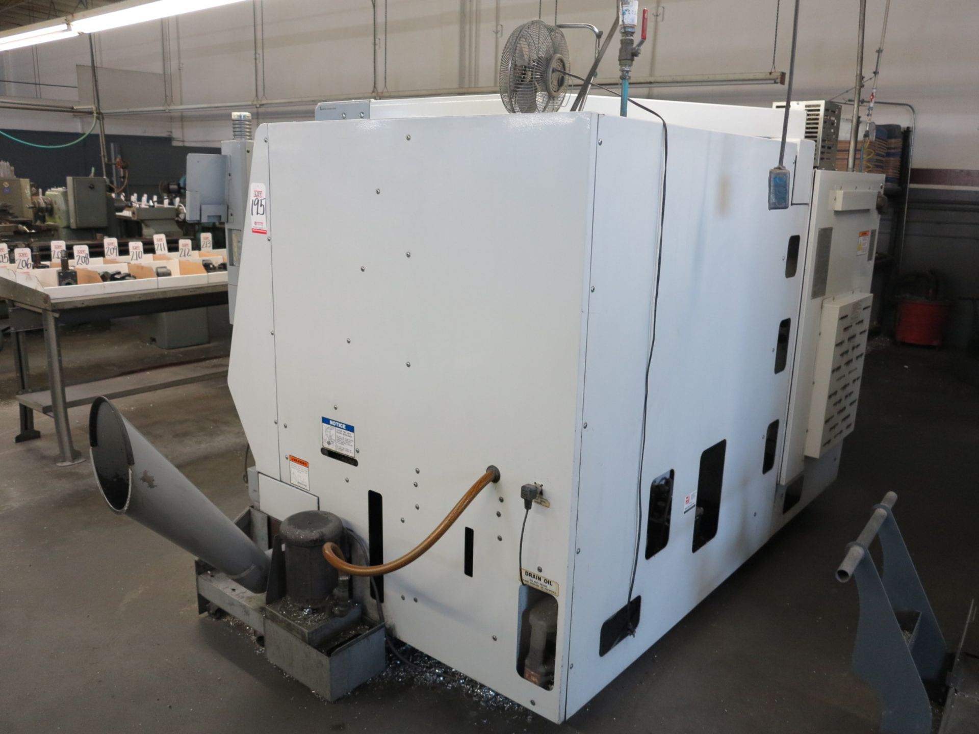 2004 HAAS SL-20 CNC TURNING CENTER, S/N 69040, FULL C-AXIS, LIVE TOOLING, COLLET CHUCK, 23" SWING, - Image 5 of 9