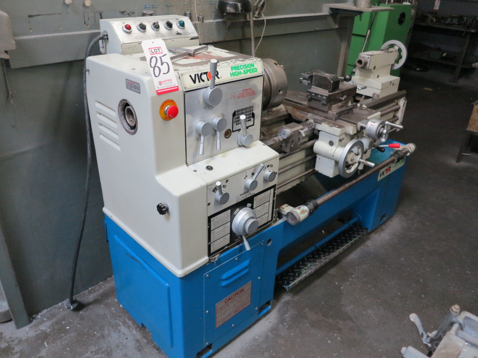 VICTOR PRECISION HIGH-SPEED LATHE, MODEL 1630B