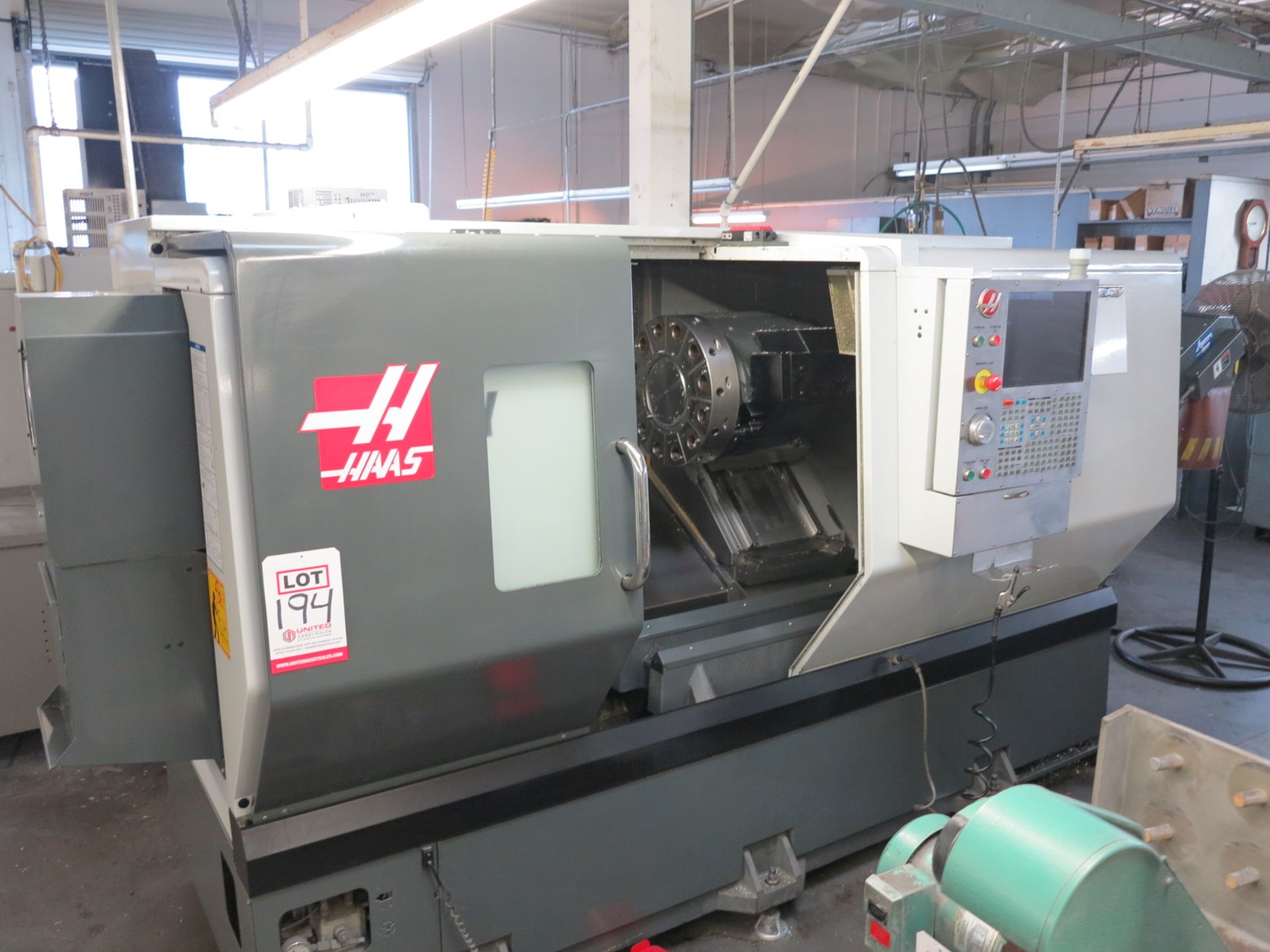 2013 HAAS ST-30Y CNC TURNING CENTER, S/N 3095014, FULL C AXIS, LIVE MILLING/DRILLING, Y AXIS - Image 5 of 14