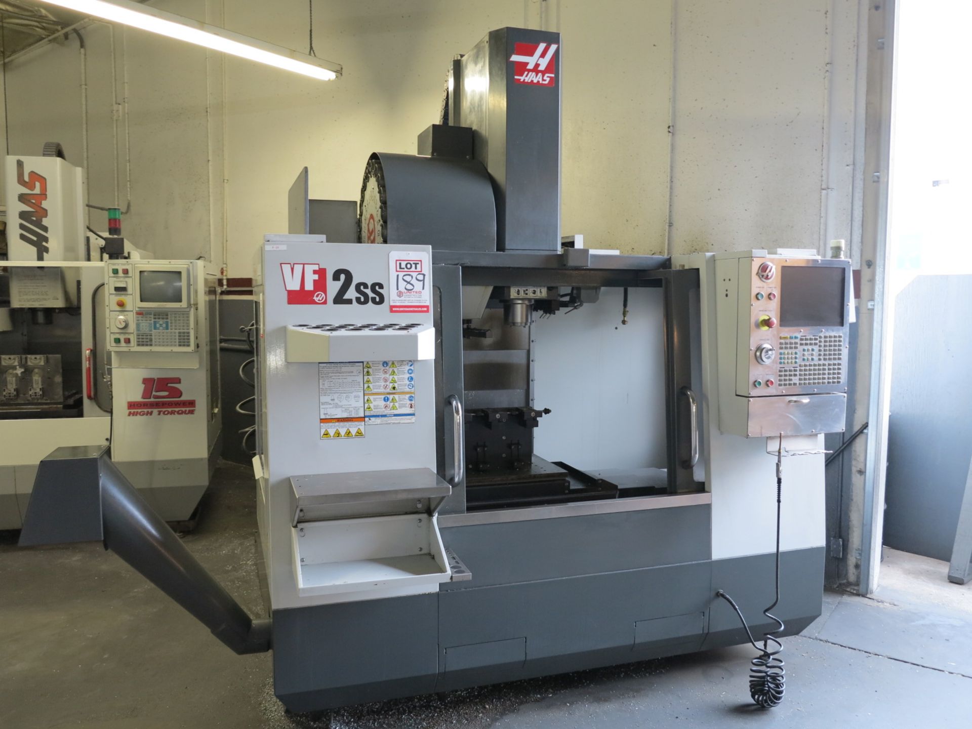 2010 HAAS VF-2SS CNC VERTICAL MACHINING CENTERS, S/N 1078731, 30" X, 16" Y, 20" Z, 36" X 14" - Image 3 of 7