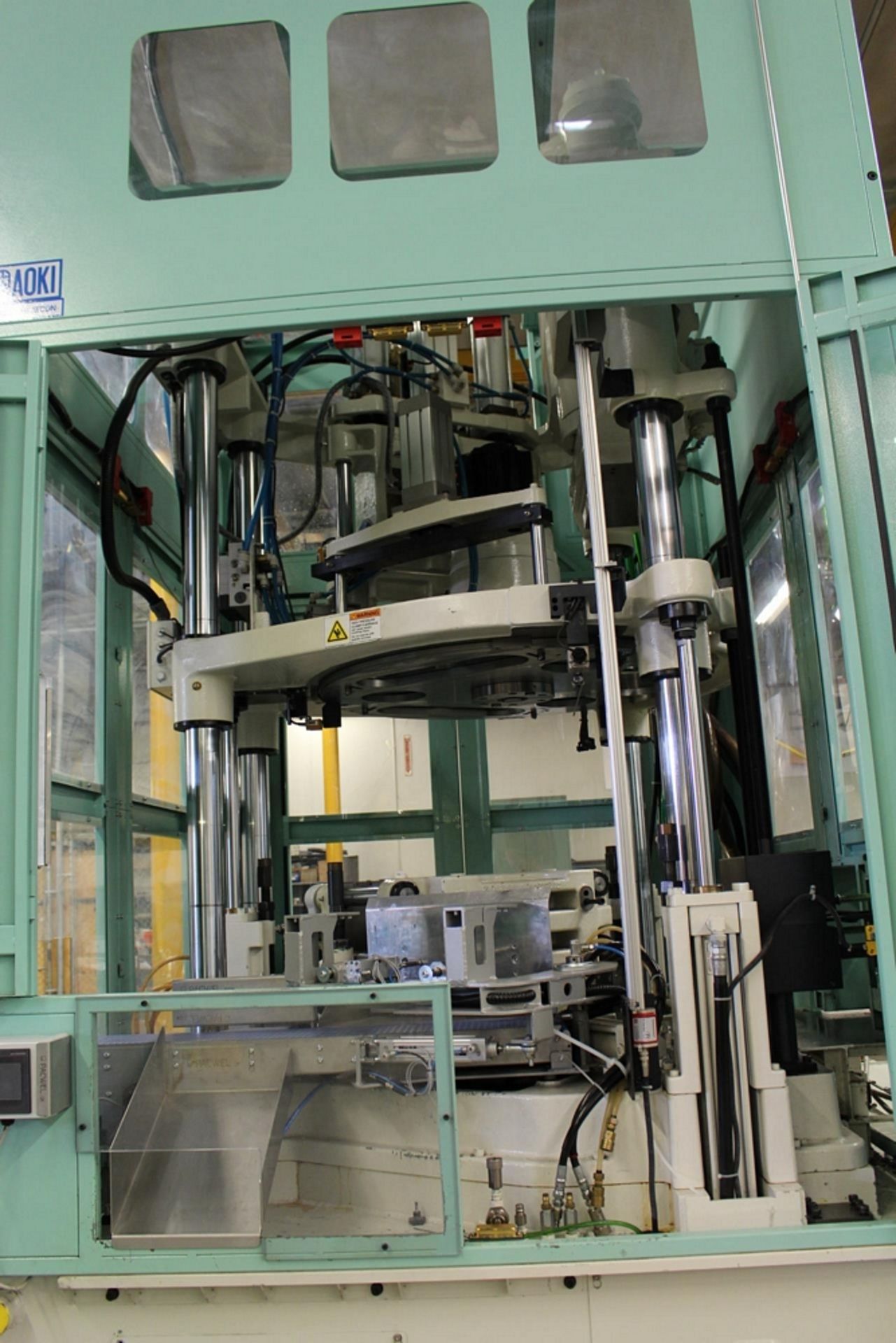 2012 AOKI SB III-250LL-50S INJECTION PET STRETCH BLOW MOLDING MACHINE, S/N SCLM0546, 50-TON, - Image 12 of 16