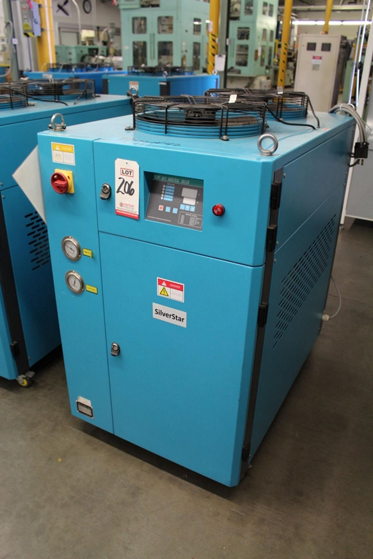 2014 SILVER STAR HEAVY DUTY INDUSTRIAL CHILLER, MODEL SAC-05, EXTERNAL AIR COOLED, AUXILIARY BOOSTER