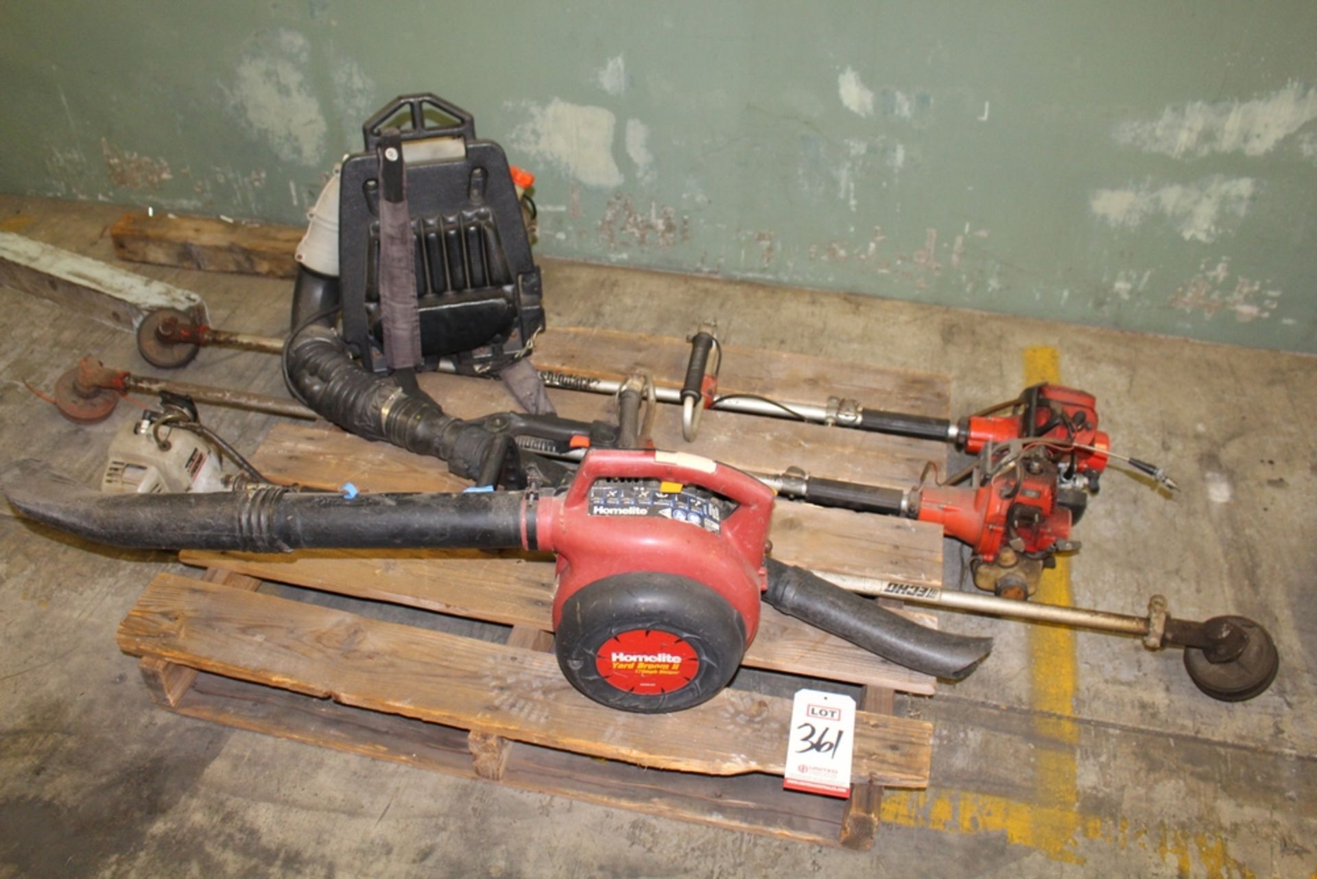 LOT - PALLET OF GAS POWERED WEED WACKERS, BLOWERS