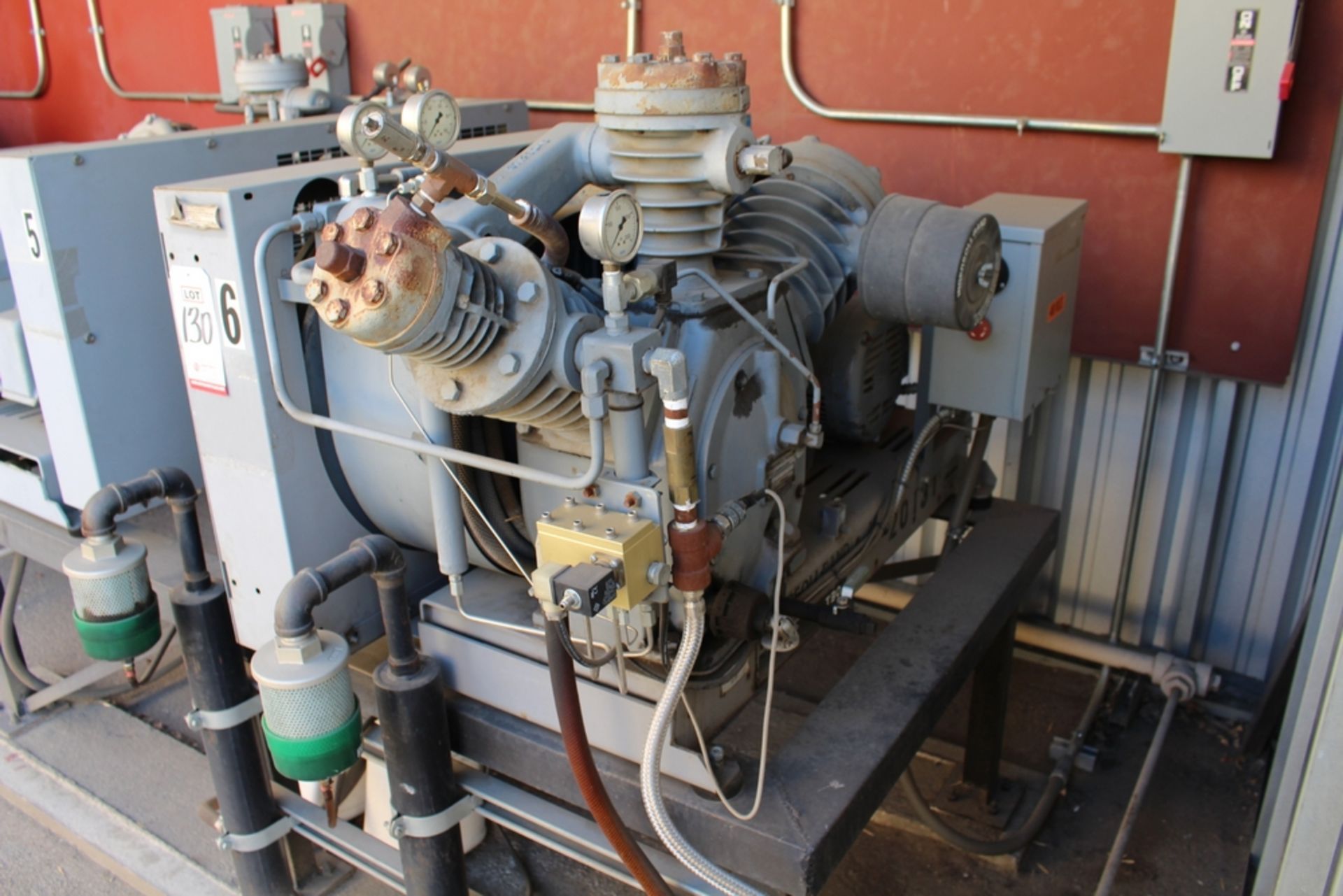 INGERSOLL RAND AIR COMPRESSOR, MODEL 15T2X10, S/N 30T950124